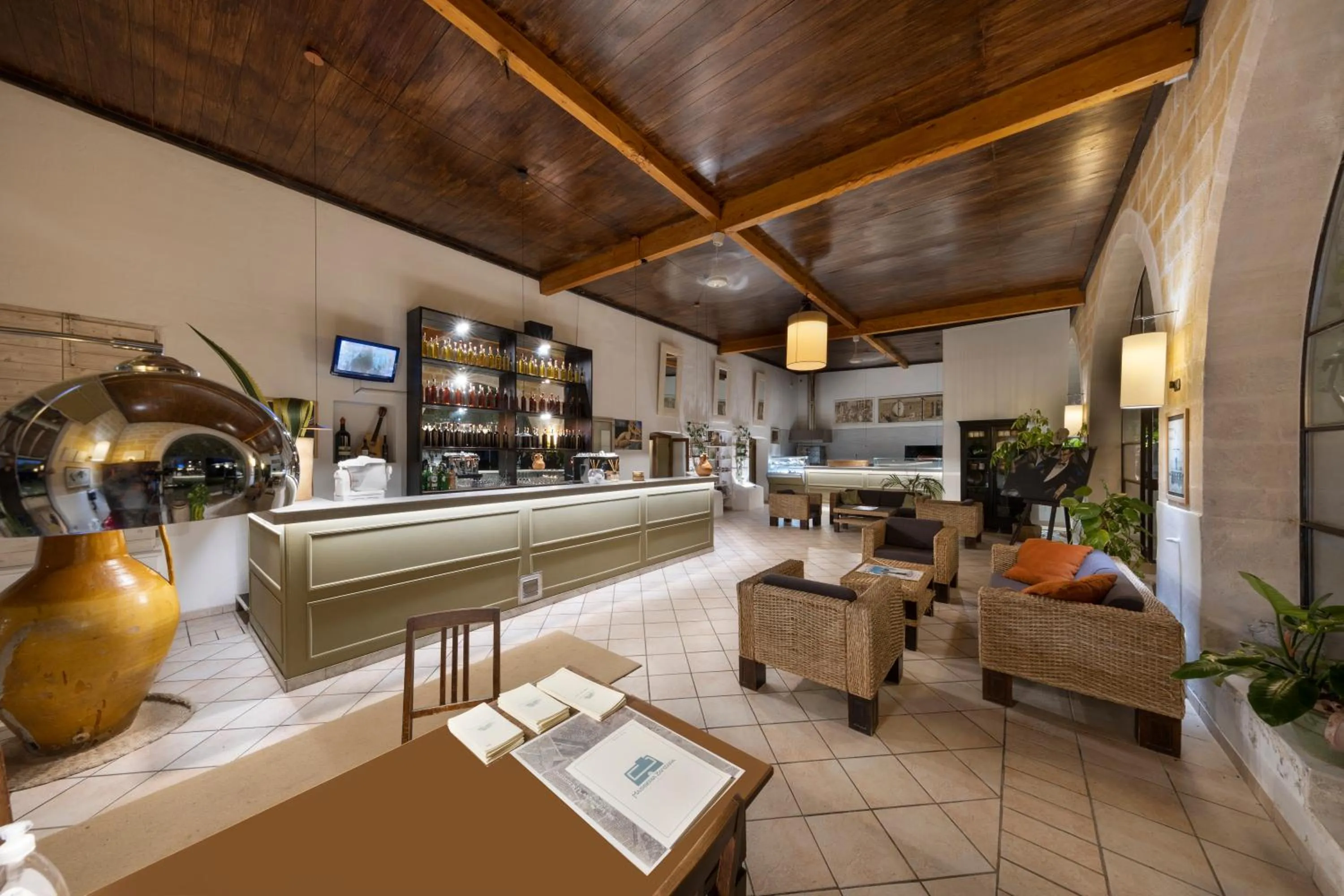 Lounge or bar in Masseria Zanzara