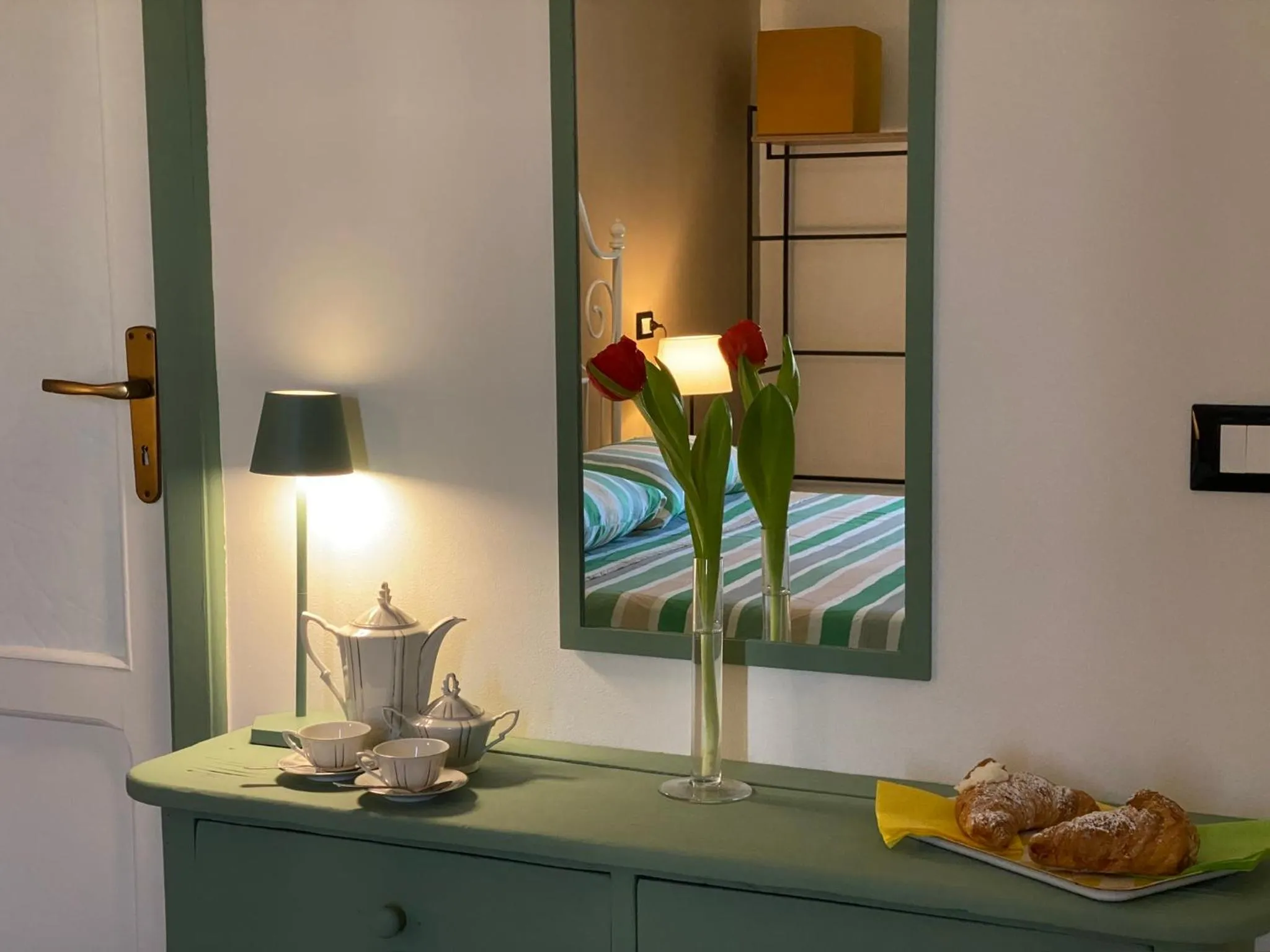 Bed in Bellassai Rooms