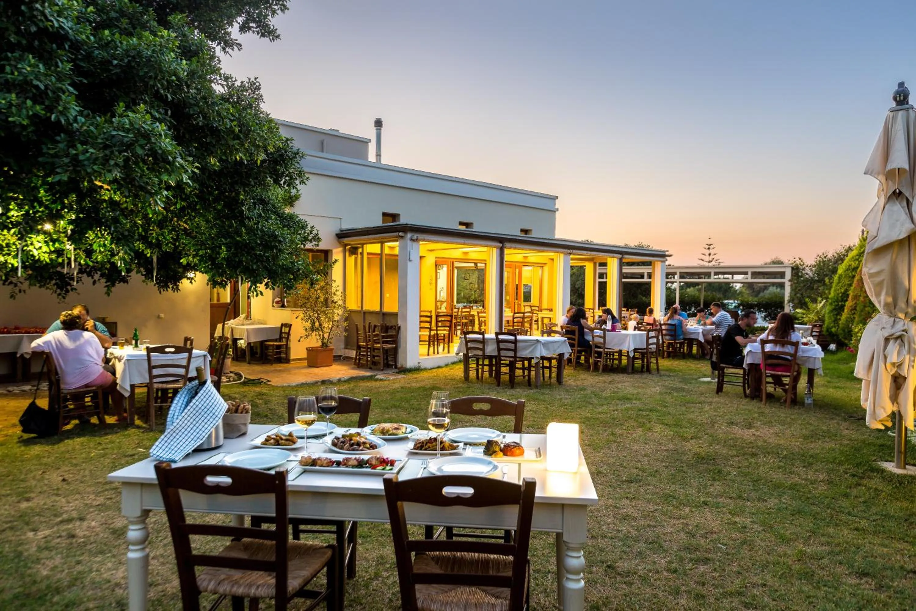 Property building in Mikro Livadi Special Lodges - Has an Eco Salt water pool - 150m from the beach