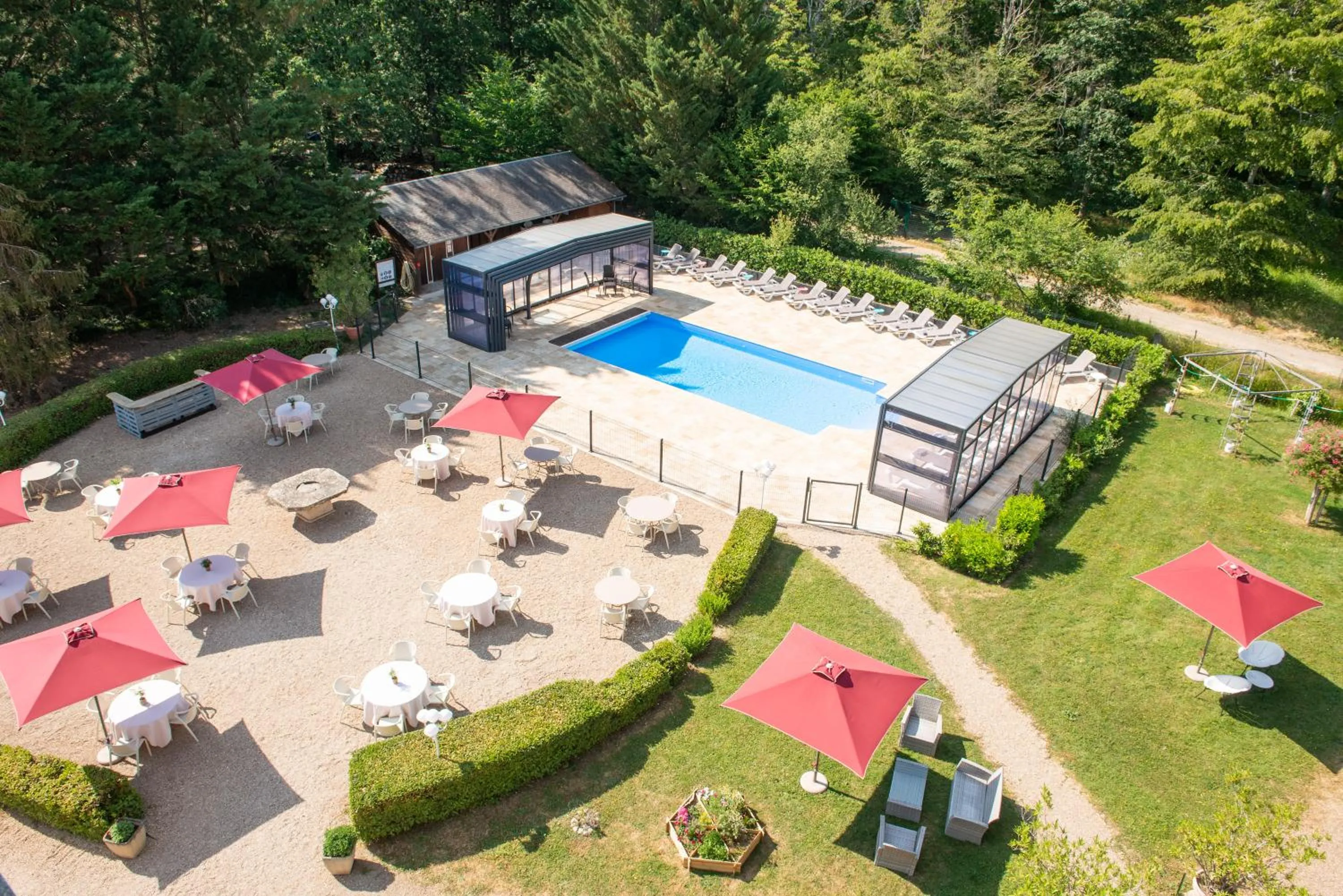 Patio in Le Relais Des Landes - Demeures et Chateaux