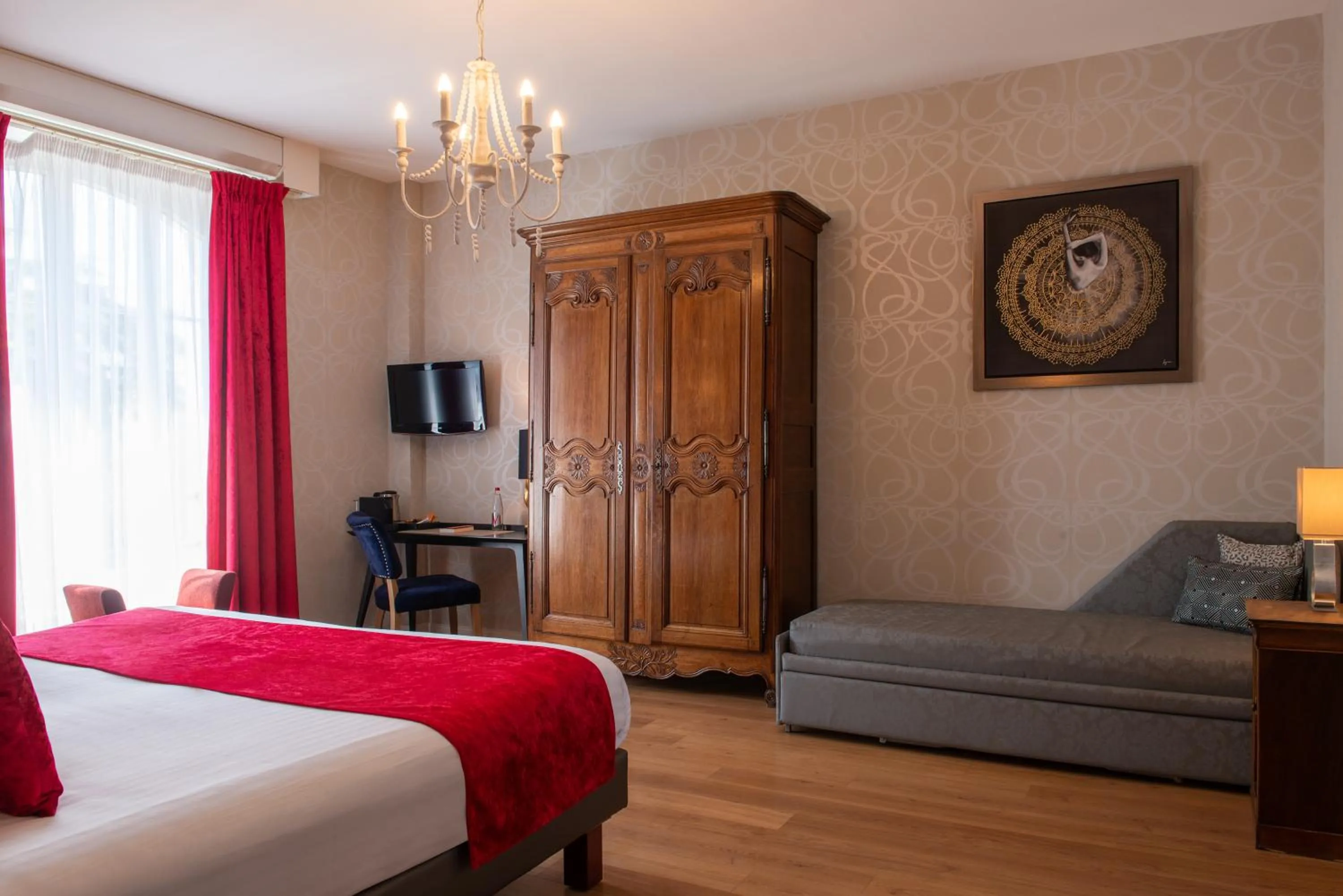 Bedroom, Bed in Le Relais Des Landes - Demeures et Chateaux