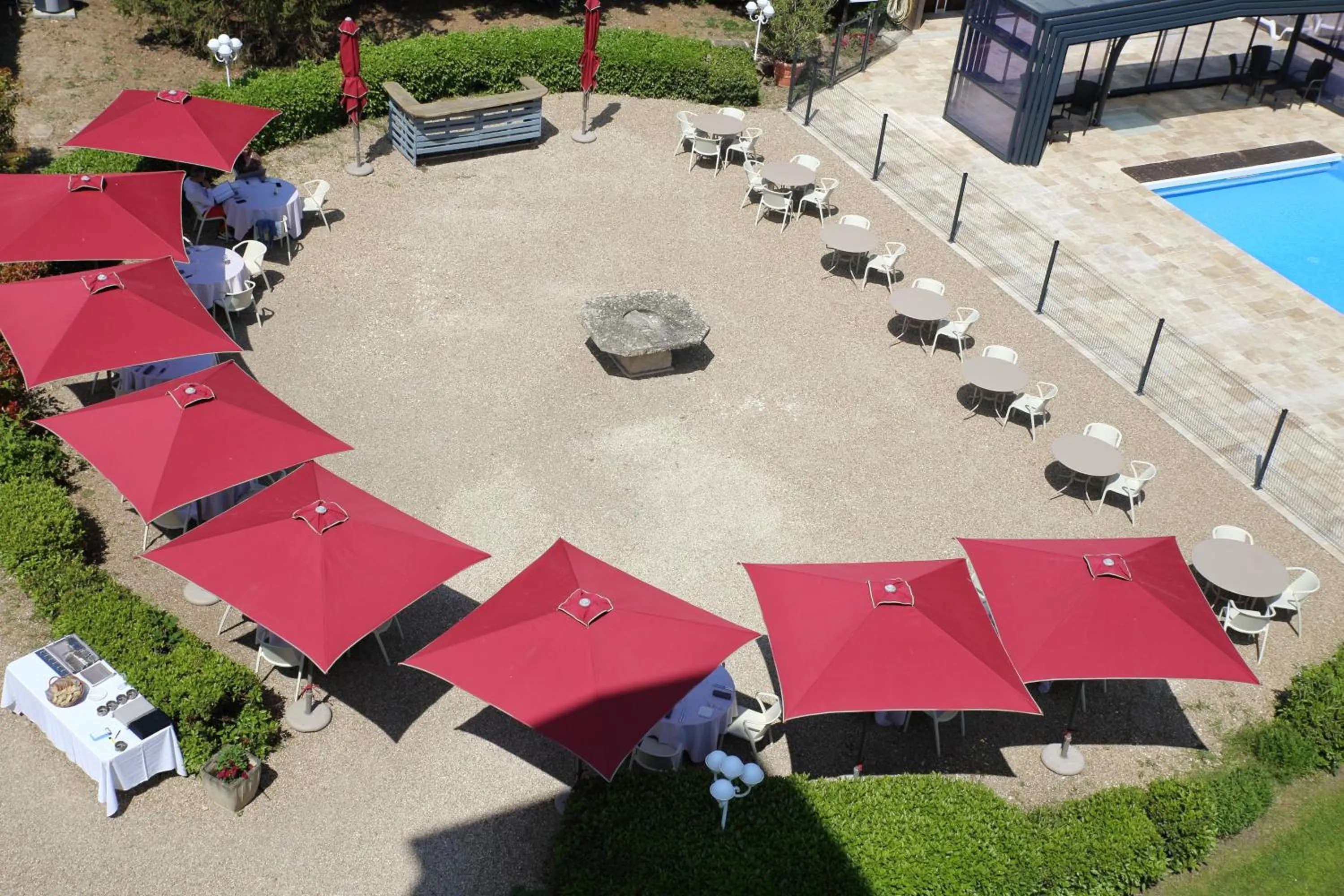 Patio in Le Relais Des Landes - Demeures et Chateaux