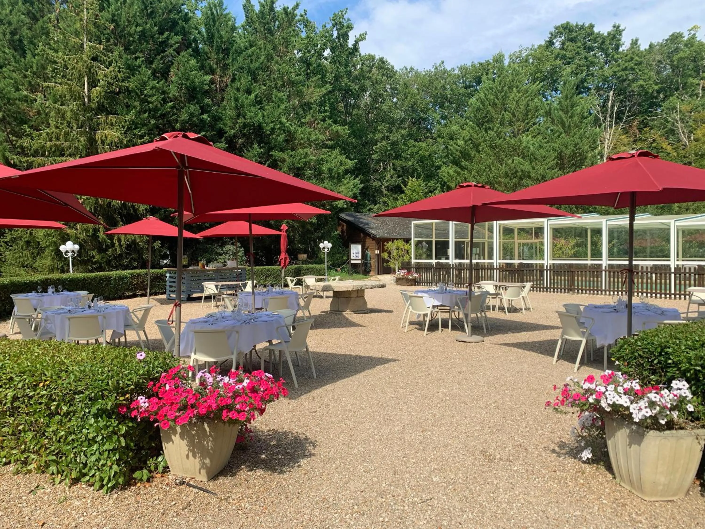 Patio in Le Relais Des Landes - Demeures et Chateaux