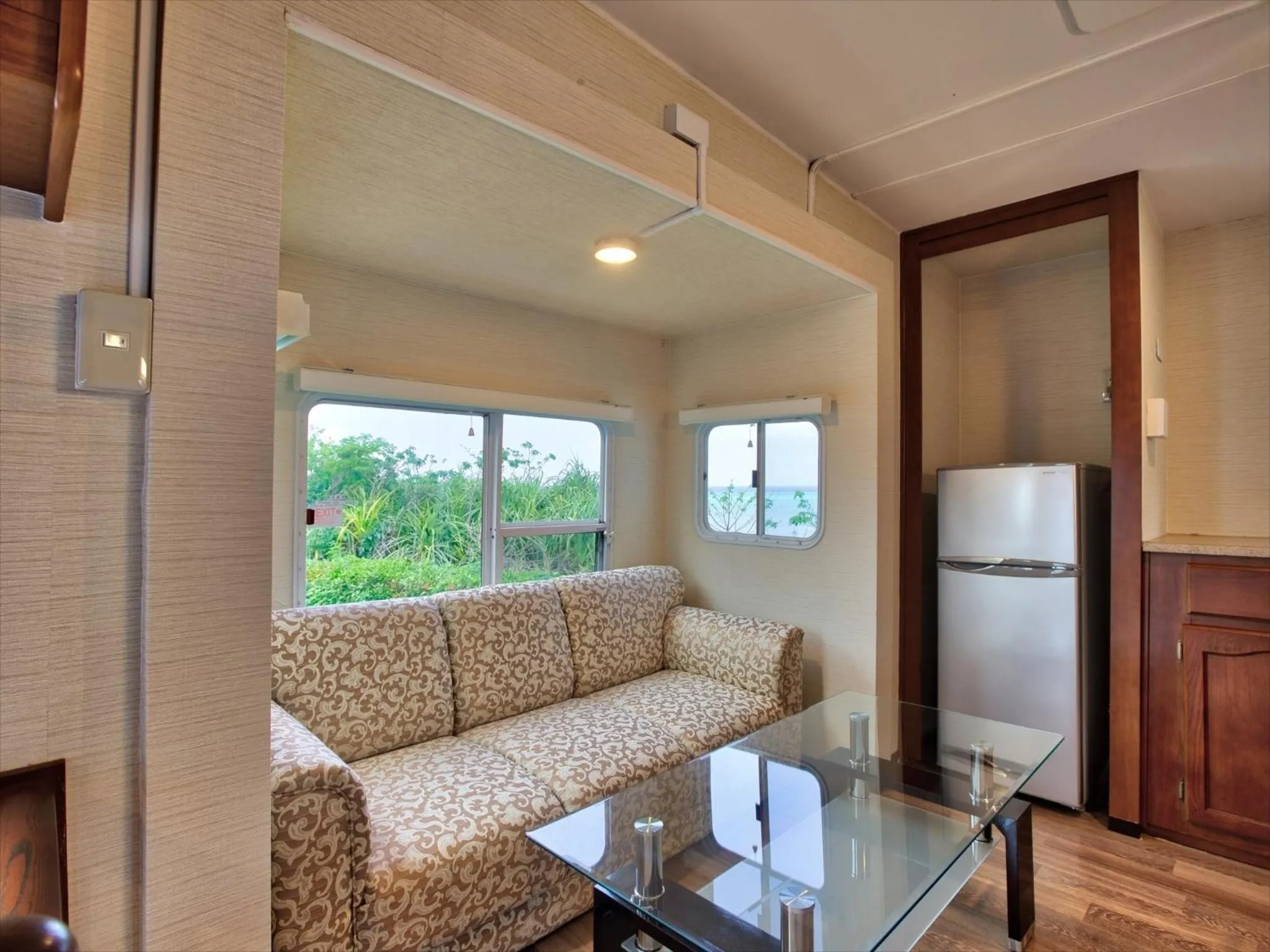 Living room in Wood Pecker Nakijin