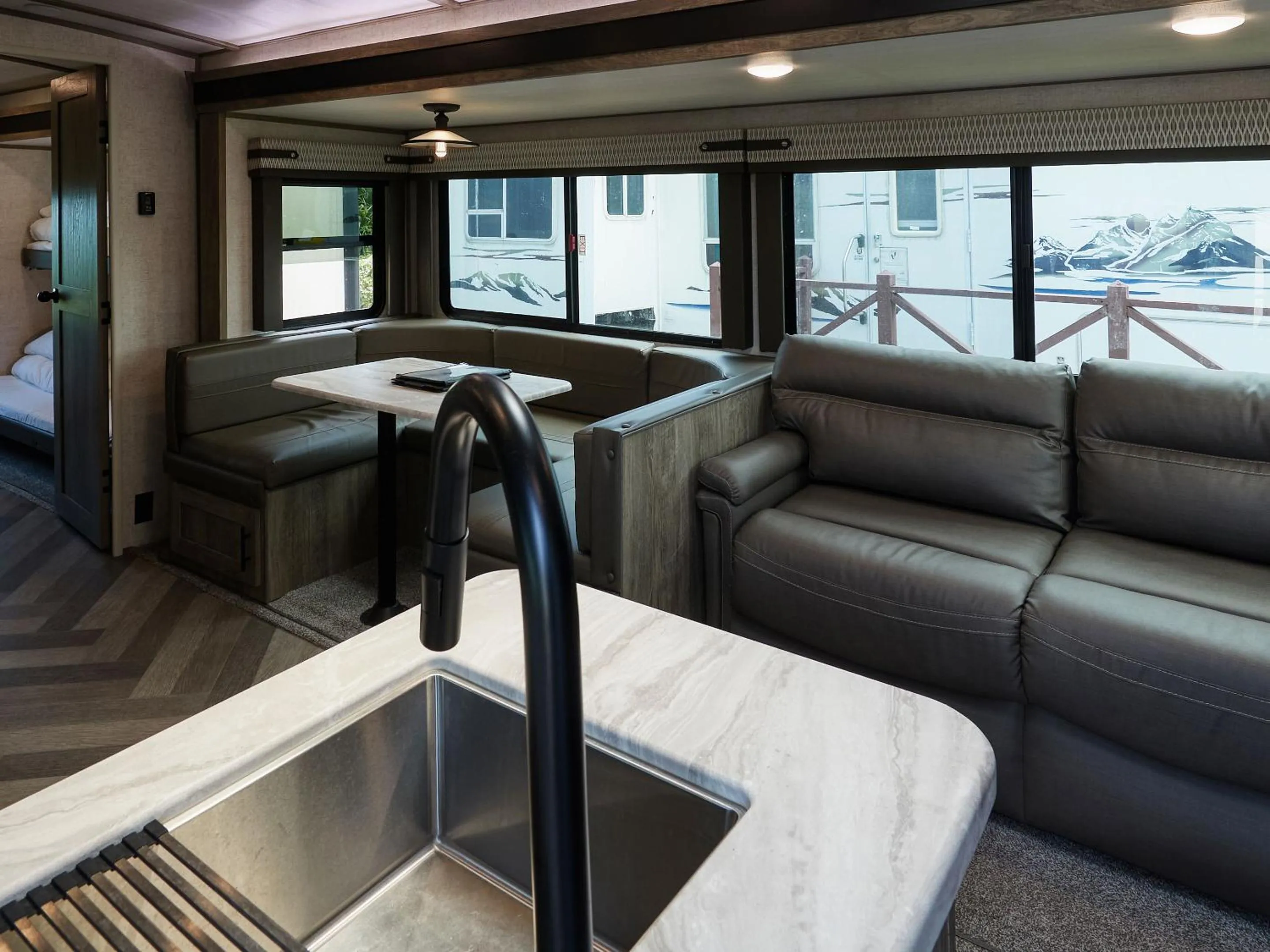 Living room in Wood Pecker Nakijin