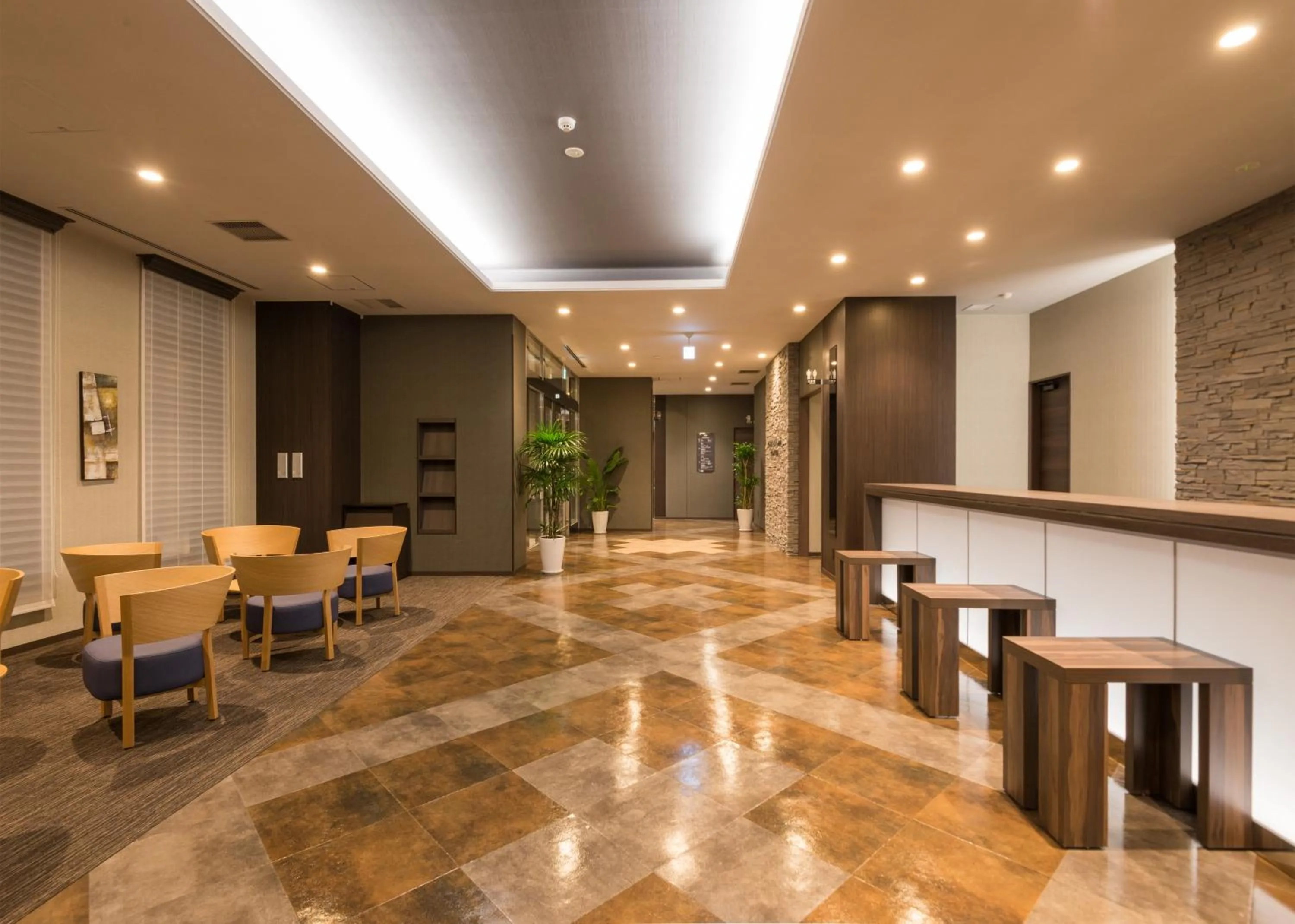 Lobby or reception in Hotel Route Inn Grand Kitami Ekimae