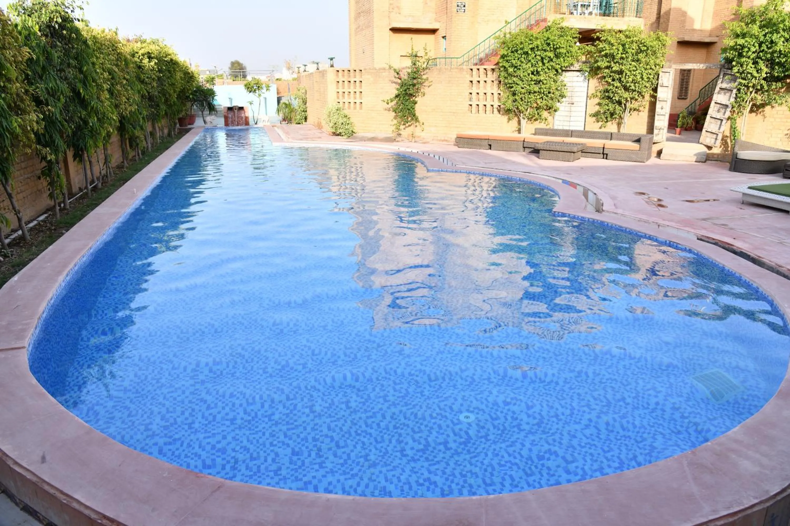 Swimming pool in WelcomHeritage Ranjitvilas