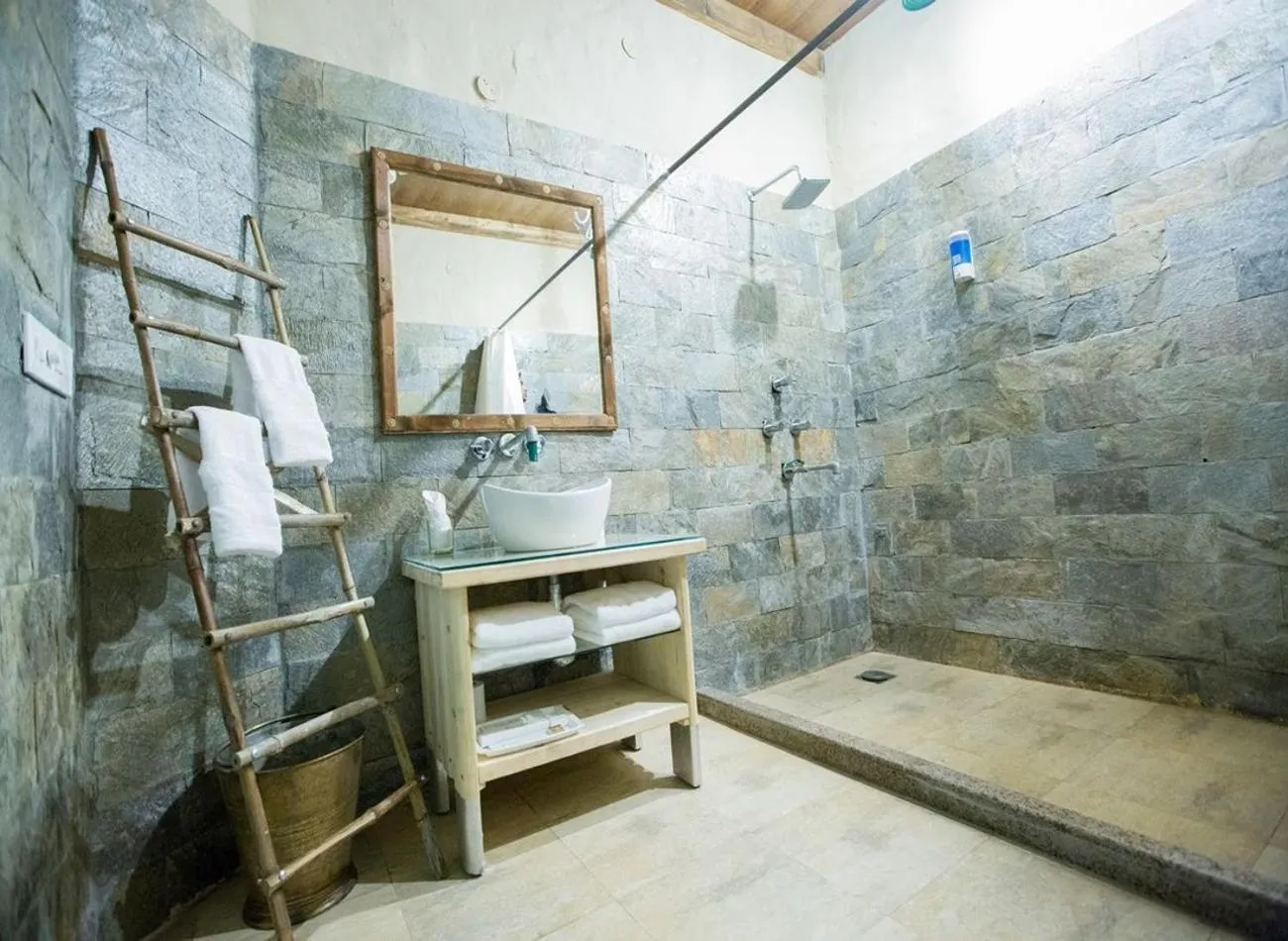 Bathroom in WelcomHeritage Ranjitvilas