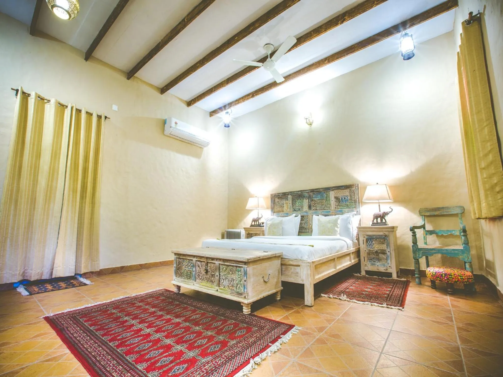 Photo of the whole room, Bed in WelcomHeritage Ranjitvilas