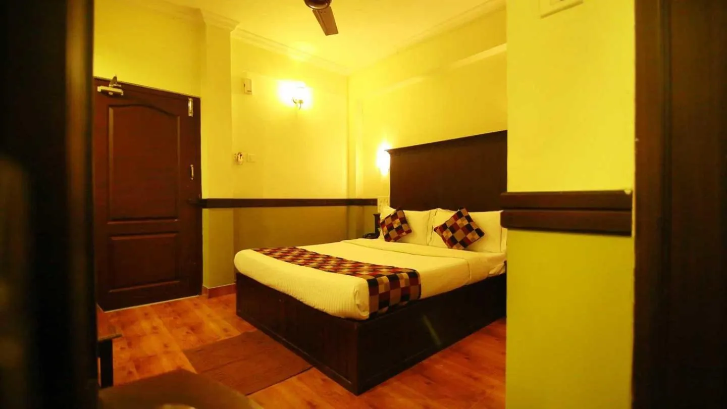 Bed in Hotel Palace Tower