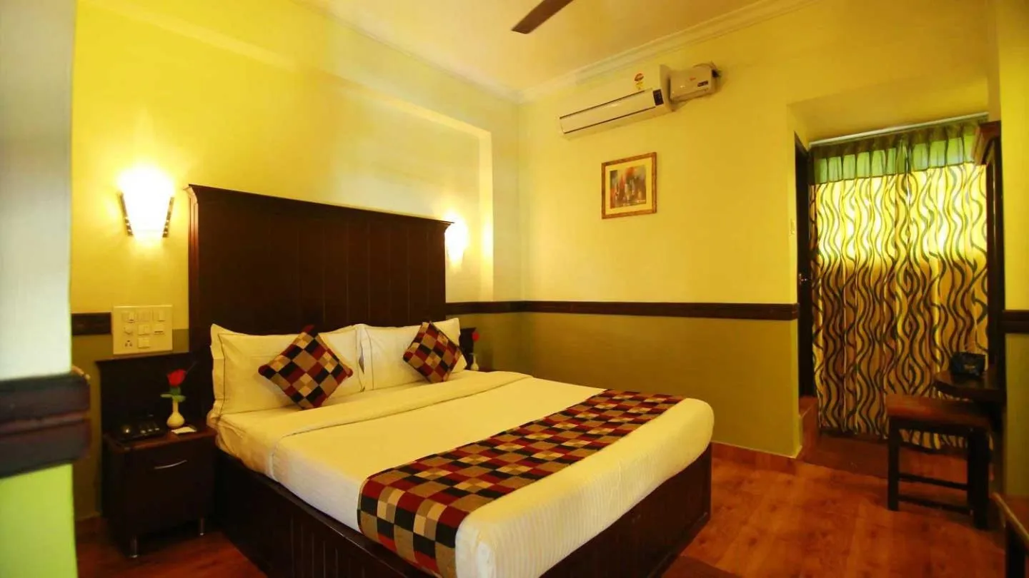 Bed in Hotel Palace Tower