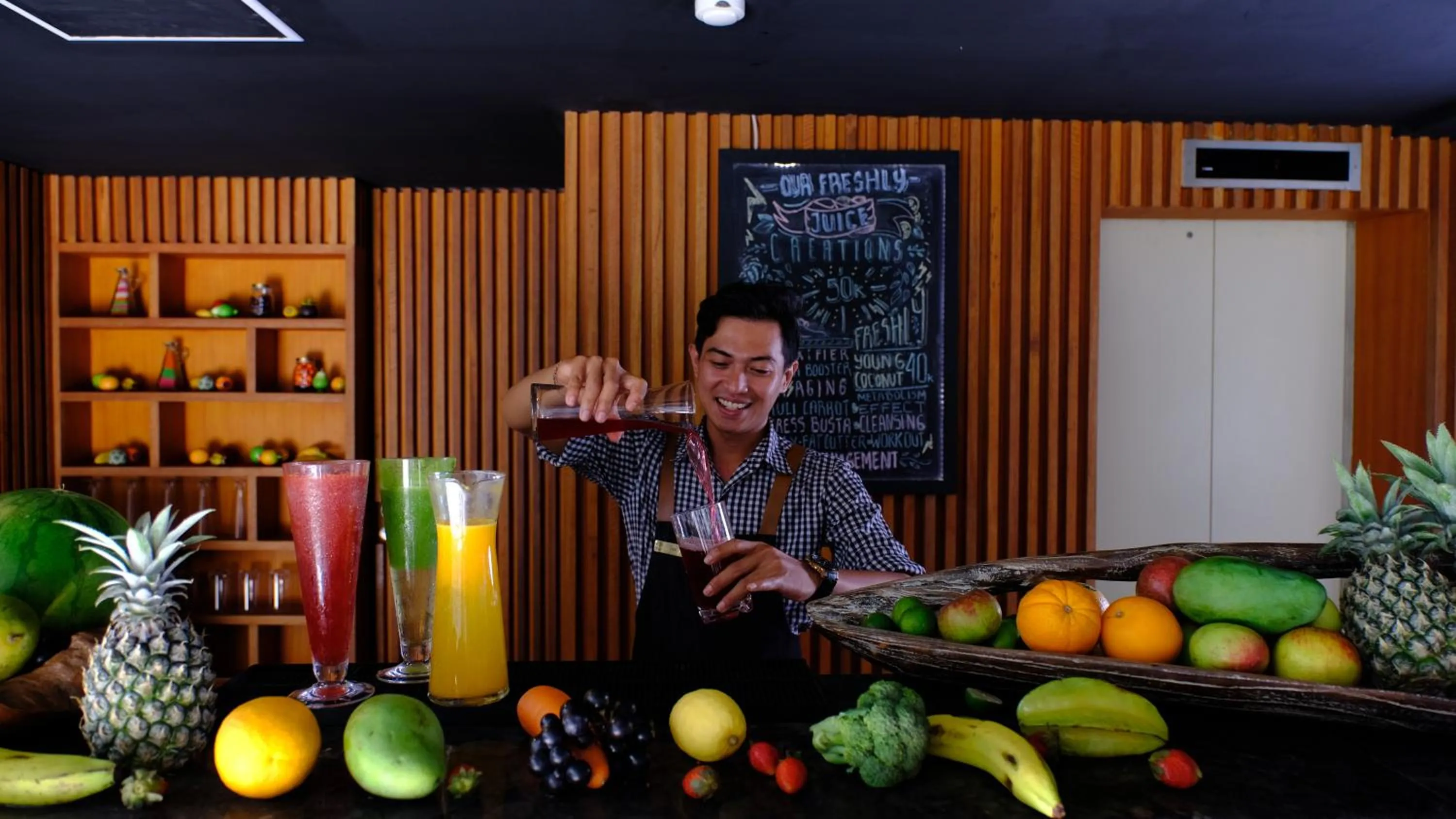 Lounge or bar in The Sintesa Residence Jimbaran