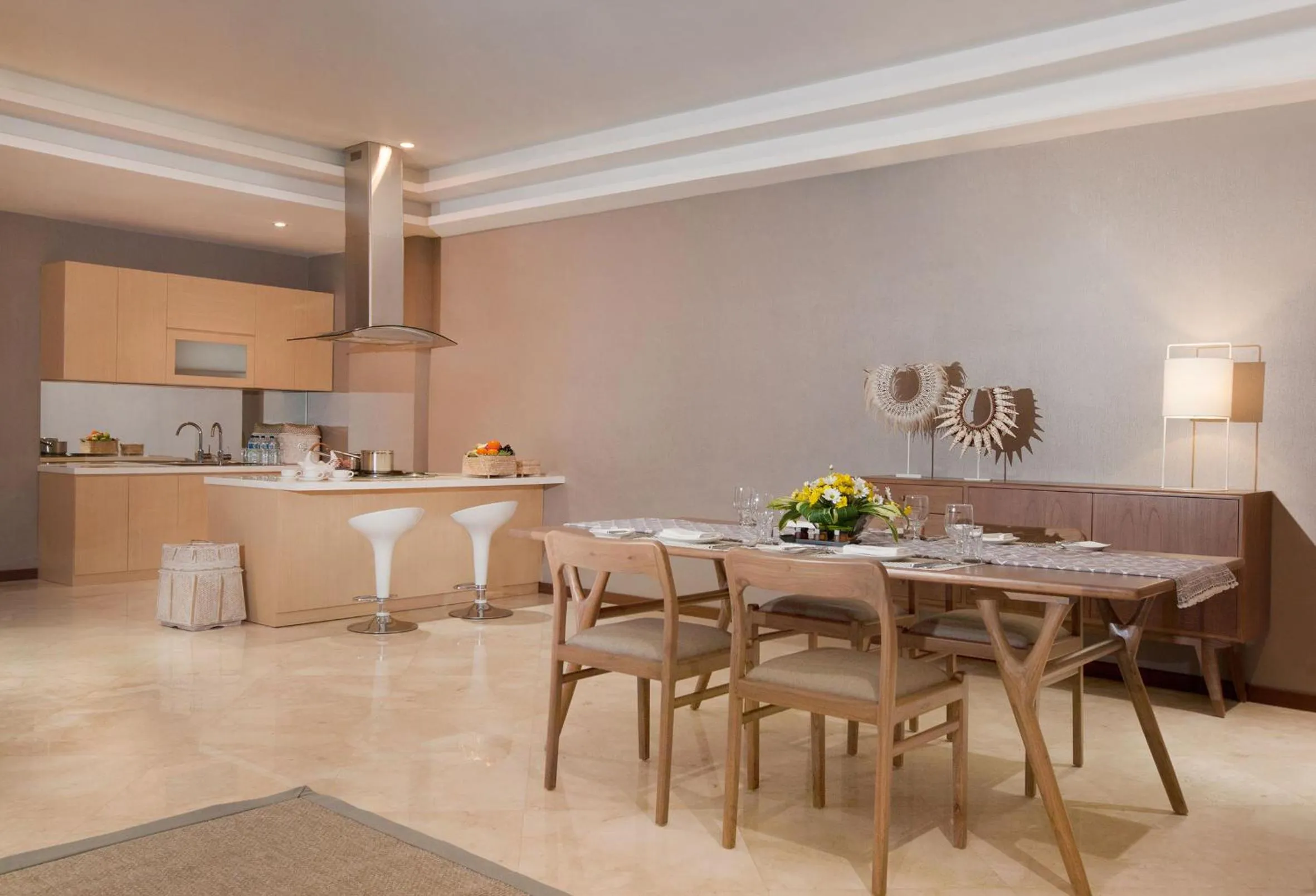 Dining area in The Sintesa Residence Jimbaran