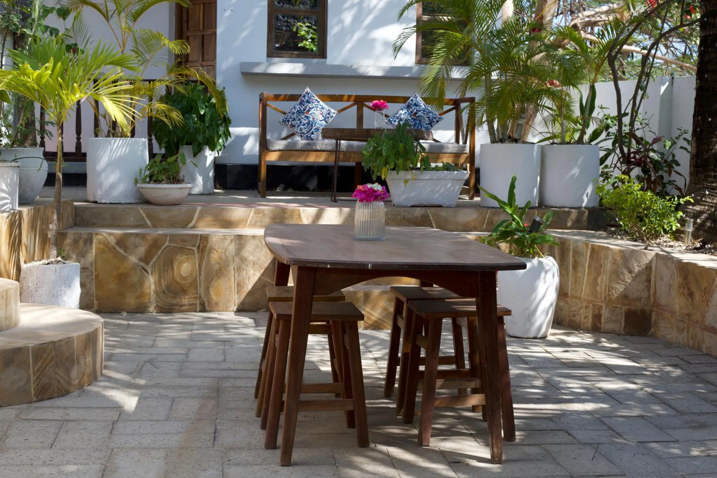 Seating area in Barabara House