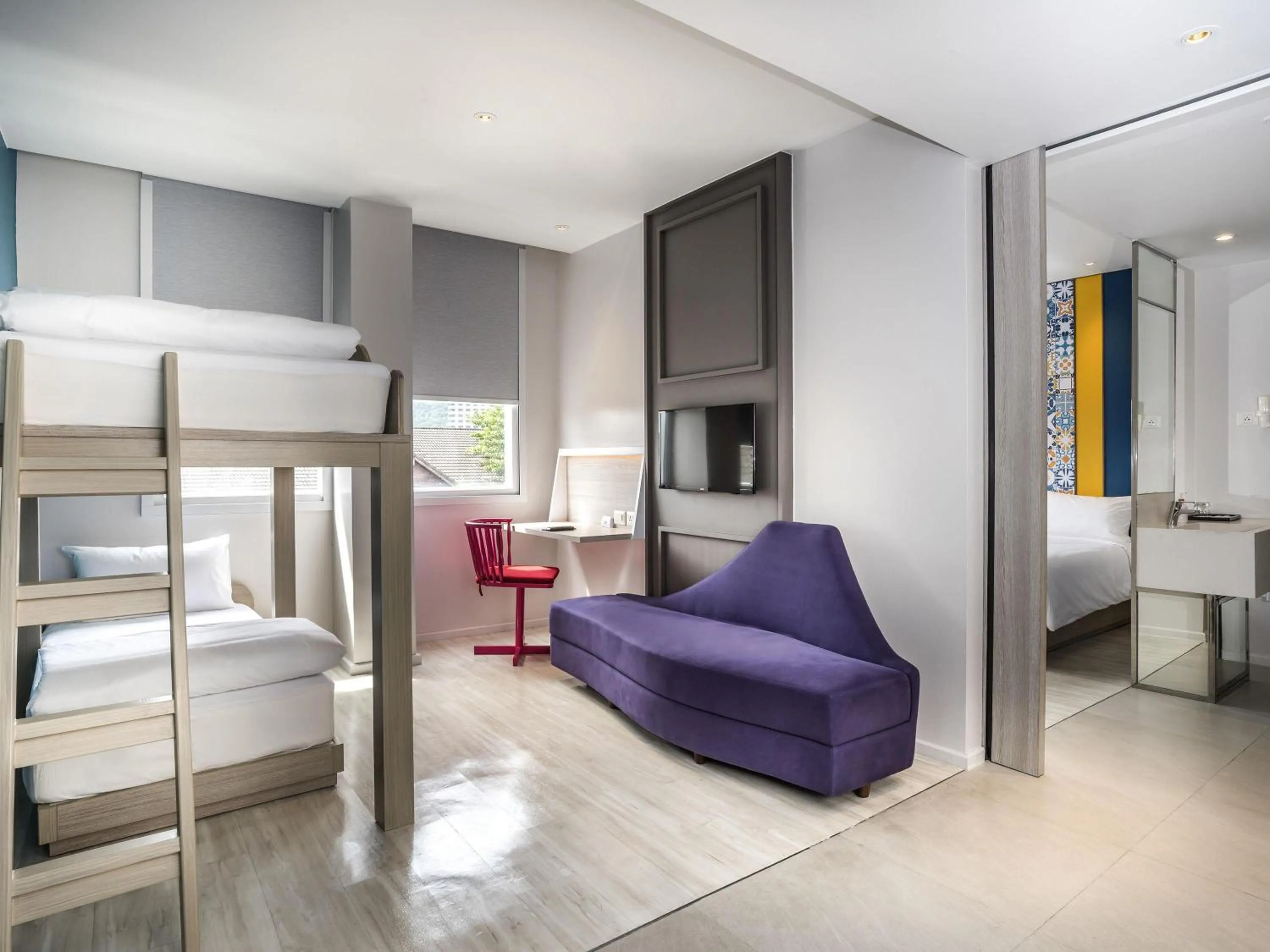 Bedroom, Bed in Ibis Styles Phuket City