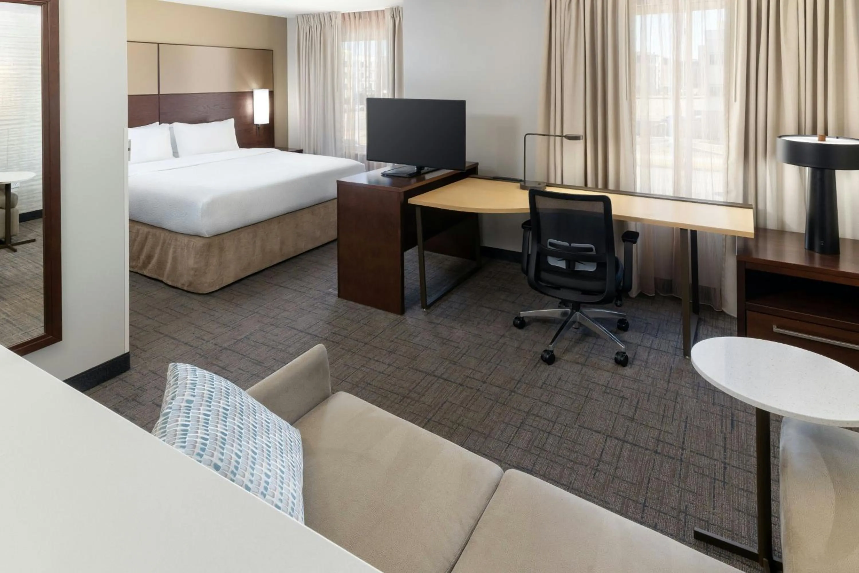 Photo of the whole room, Bed in Residence Inn by Marriott Denver Central Park