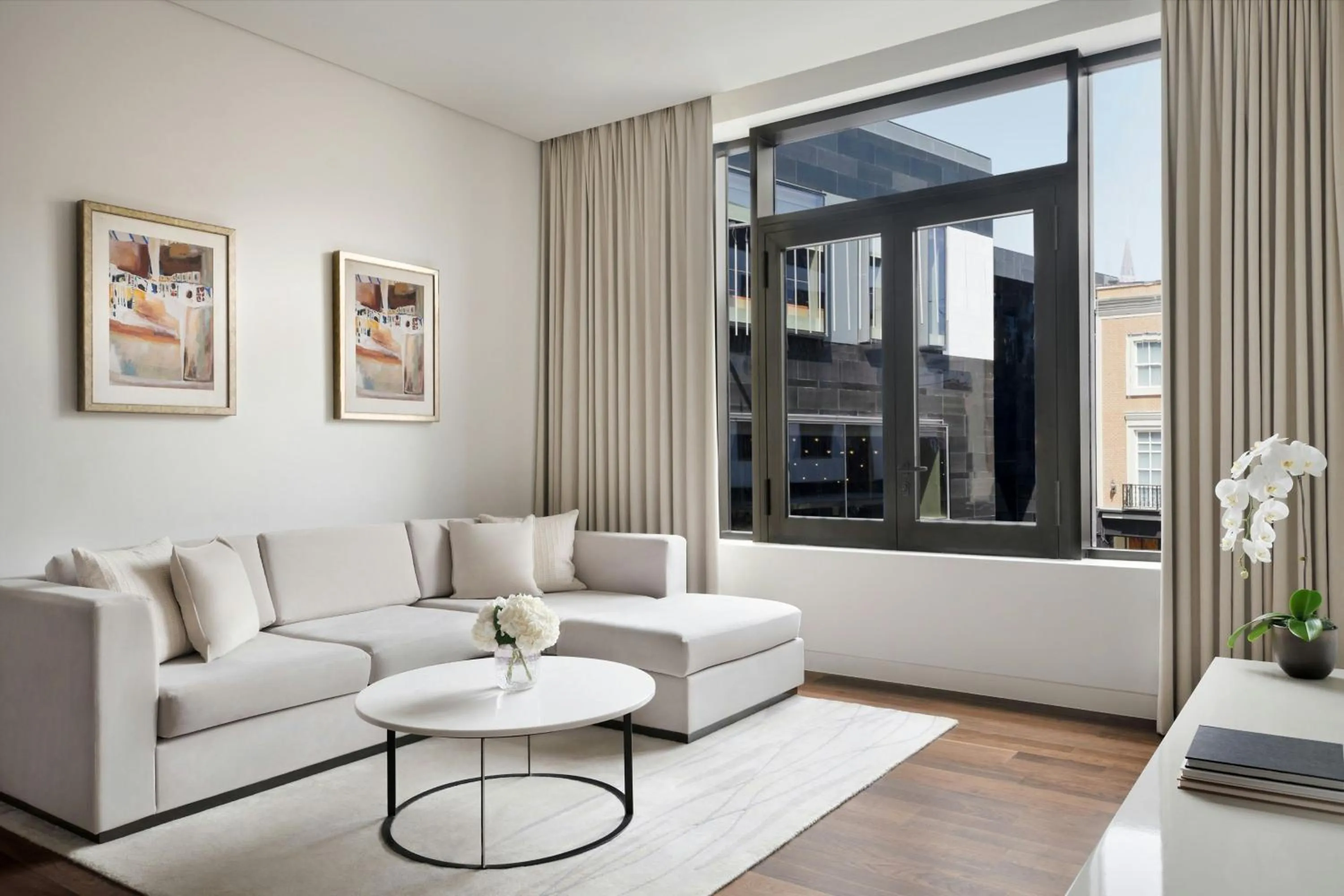 Living room in La Ville Hotel & Suites CITY WALK Dubai, Autograph Collection