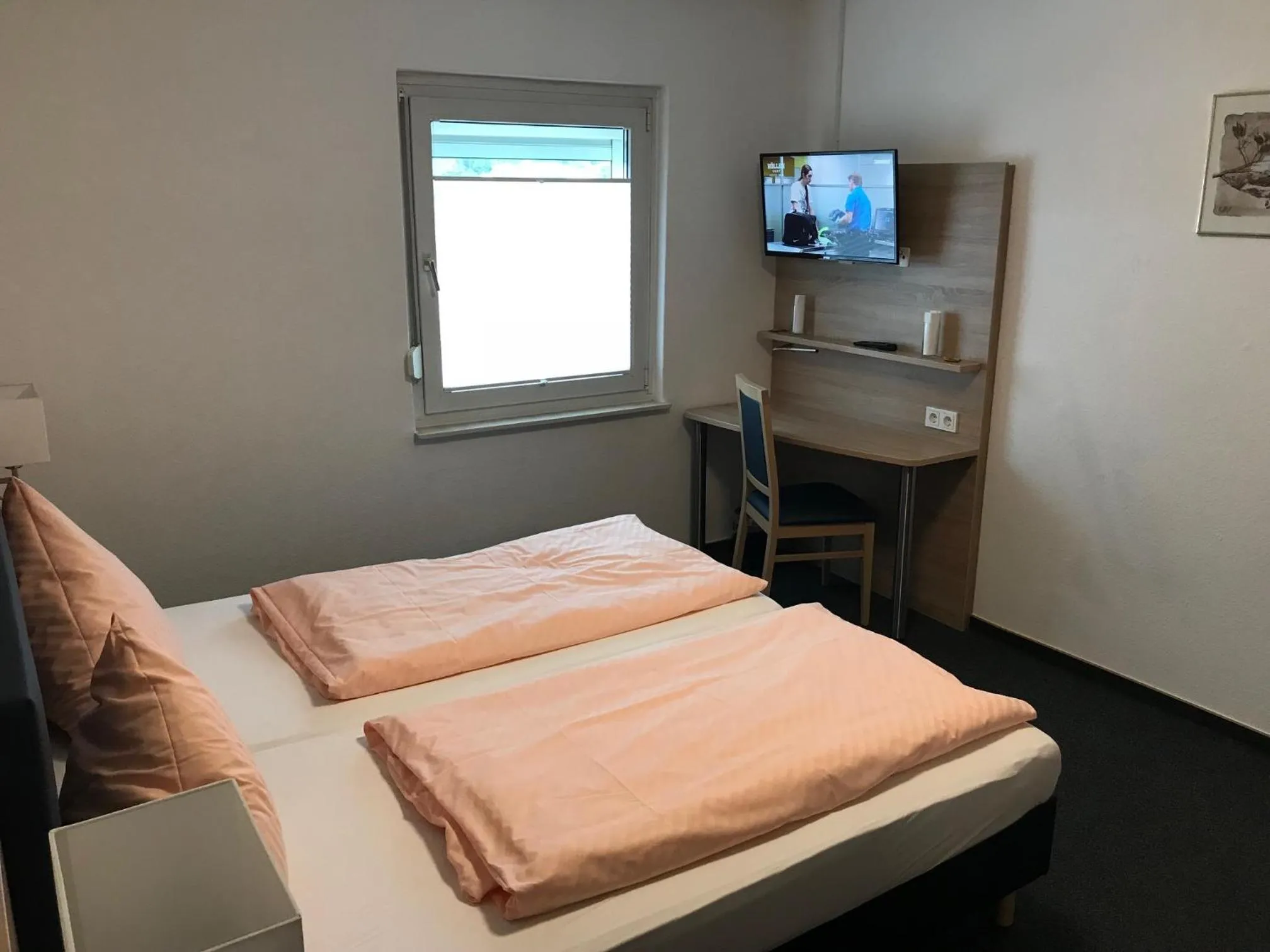 Bedroom, Bed in Motel Herbold