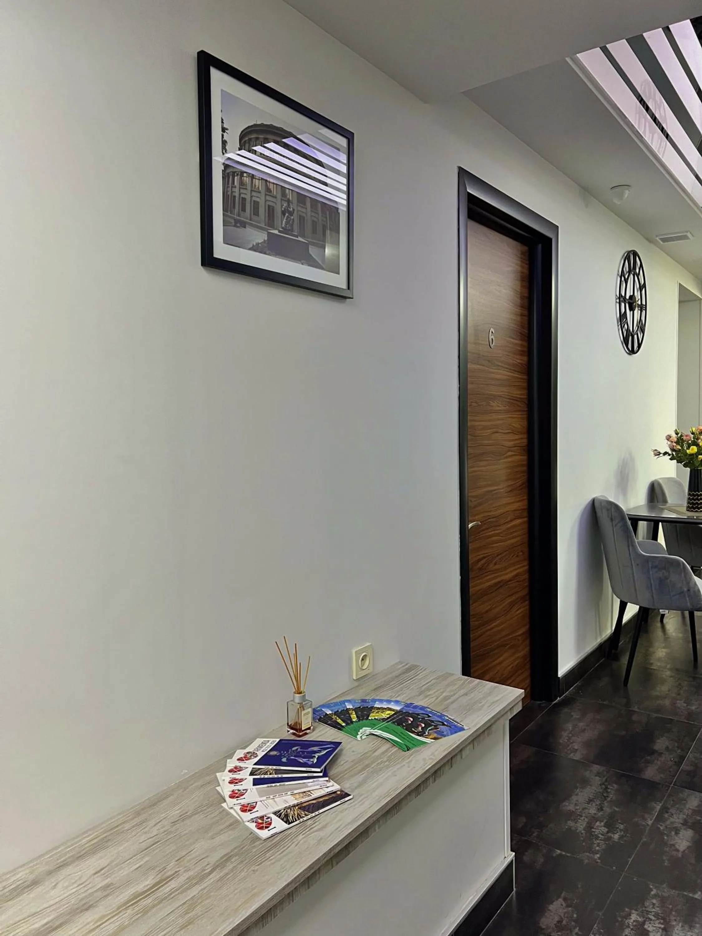 Seating area in Mashtots Hotel