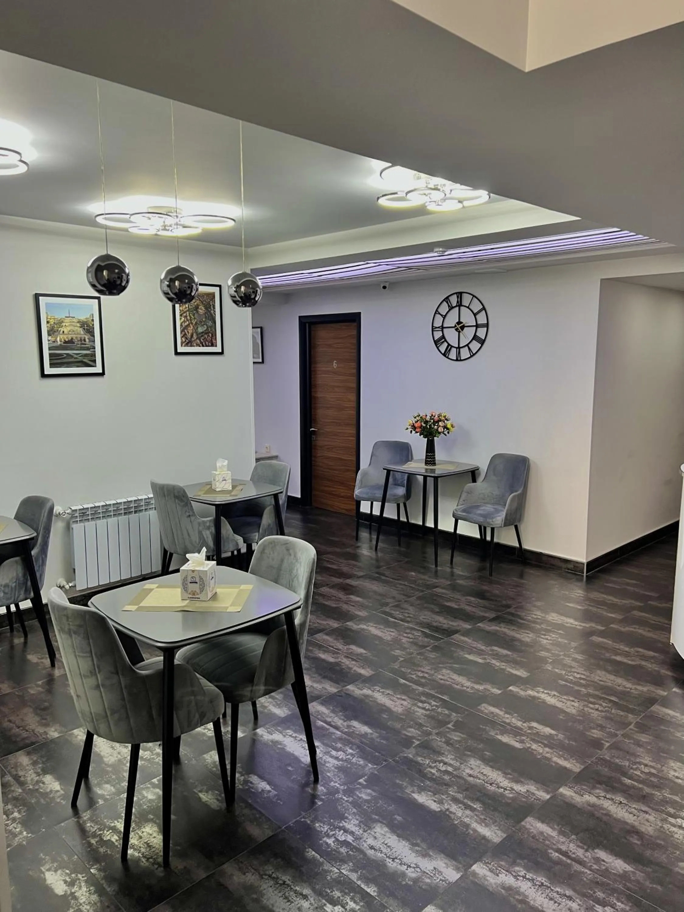 Seating area in Mashtots Hotel