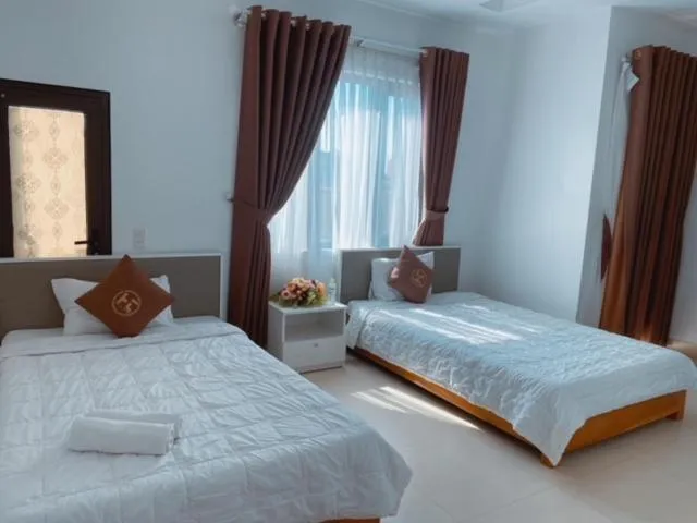 Bed in Poetic Hue Hotel & Spa