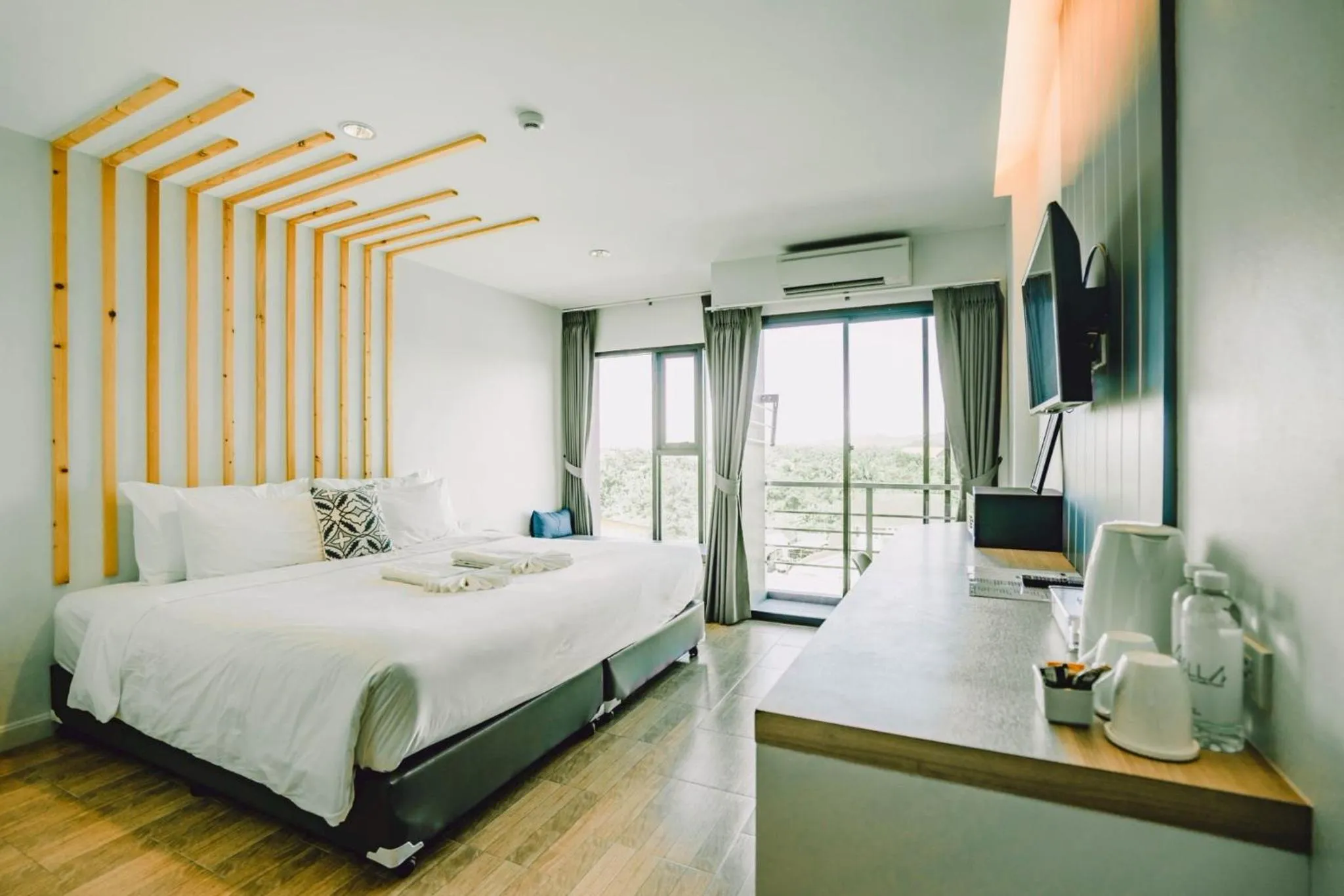 Bed in The Galla Hotel