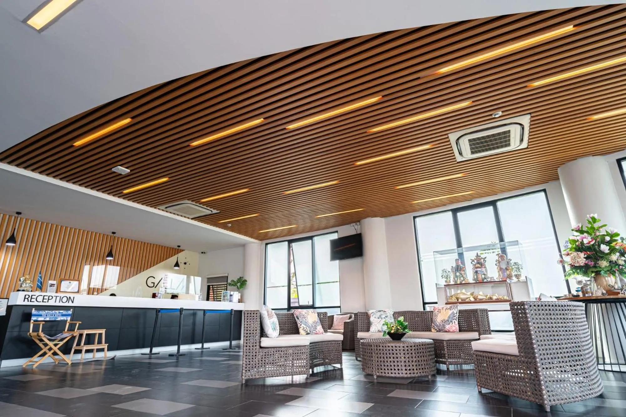 Lobby or reception in The Galla Hotel