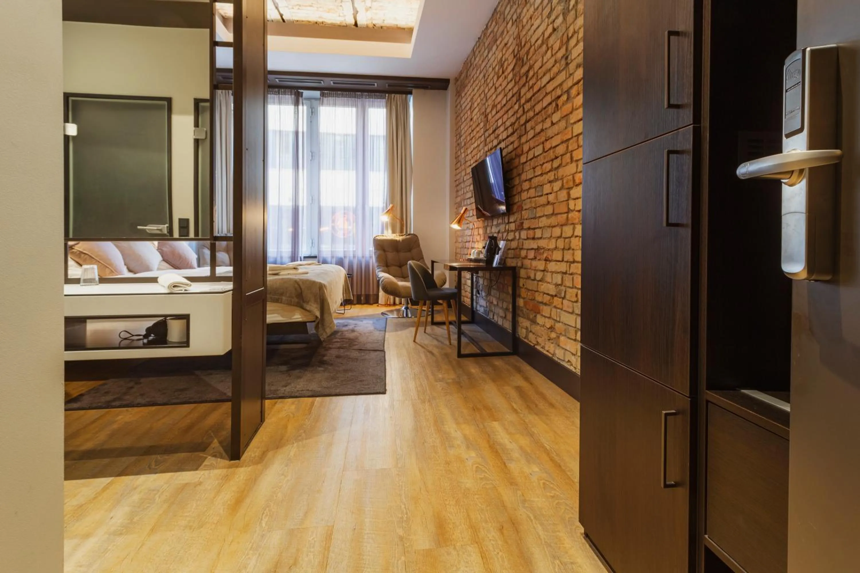 Photo of the whole room, Bed in The Loft Budapest