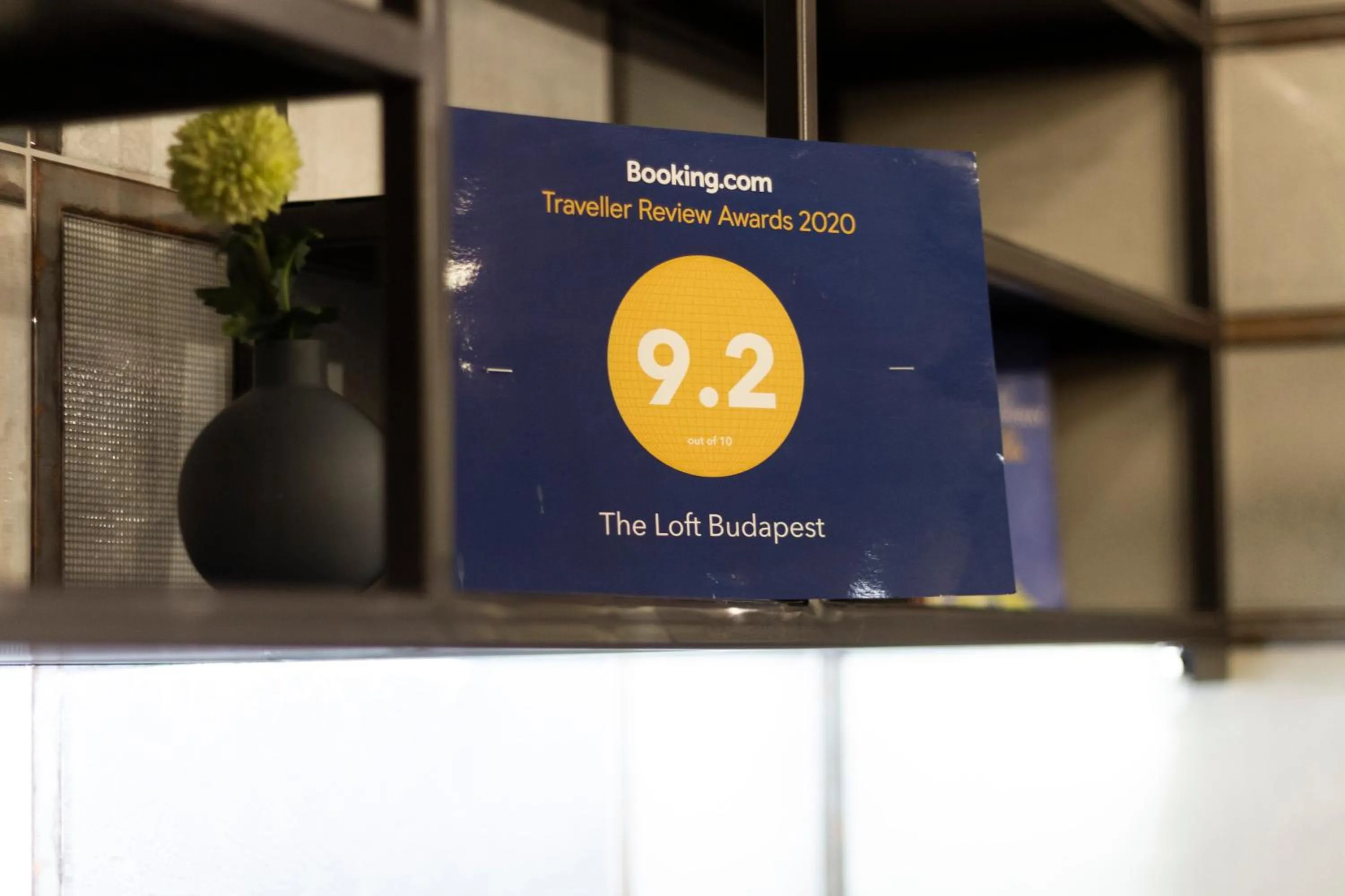 Certificate/Award in The Loft Budapest