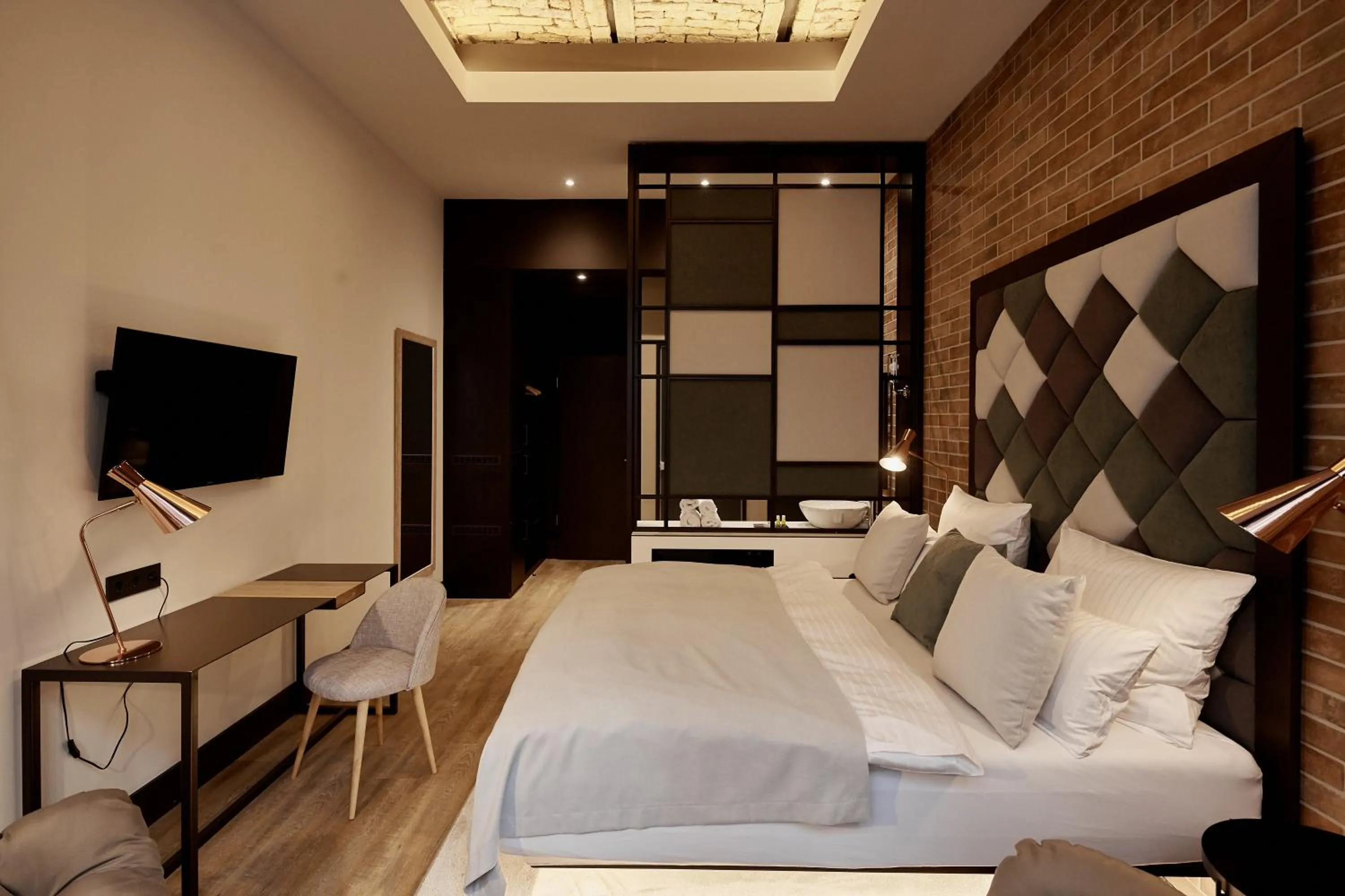 Bedroom, Bed in The Loft Budapest