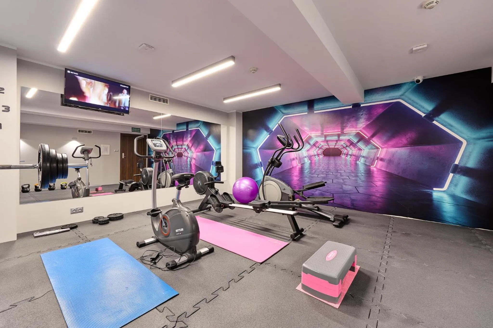 Fitness centre/facilities in Hotel DeSilva Premium Poznań