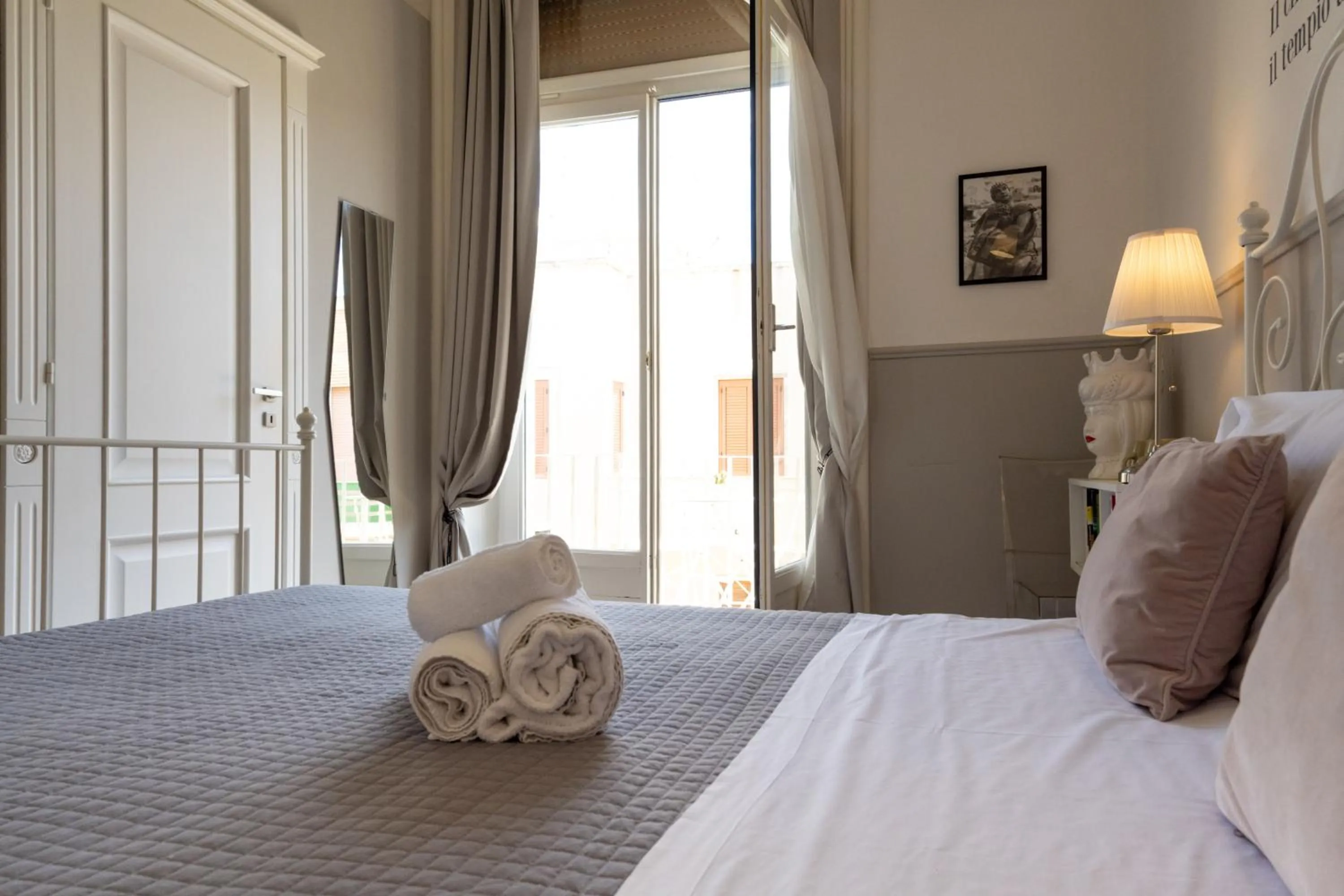 View (from property/room), Bed in Casa dei Ré