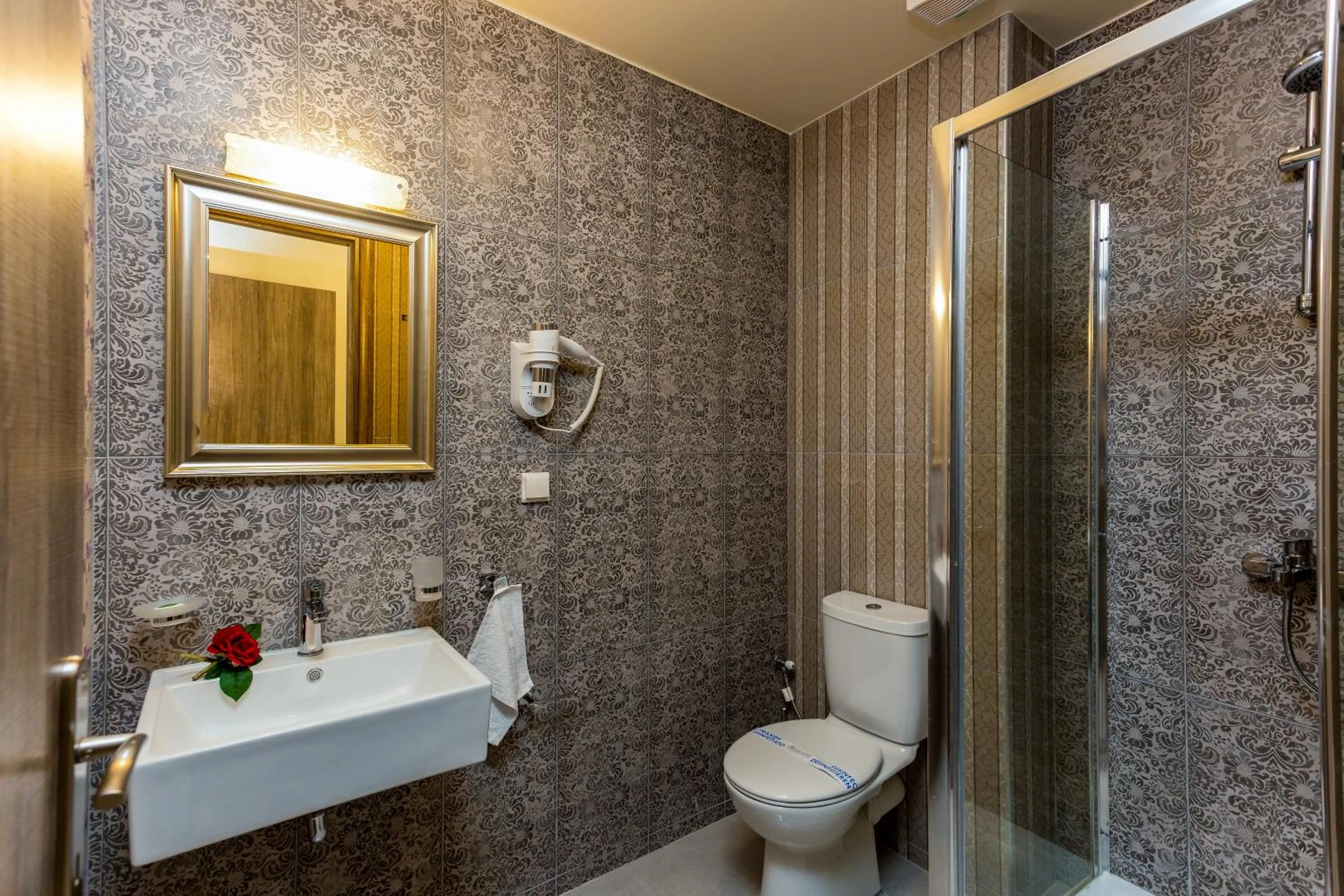 Shower in Polyxenia Suites