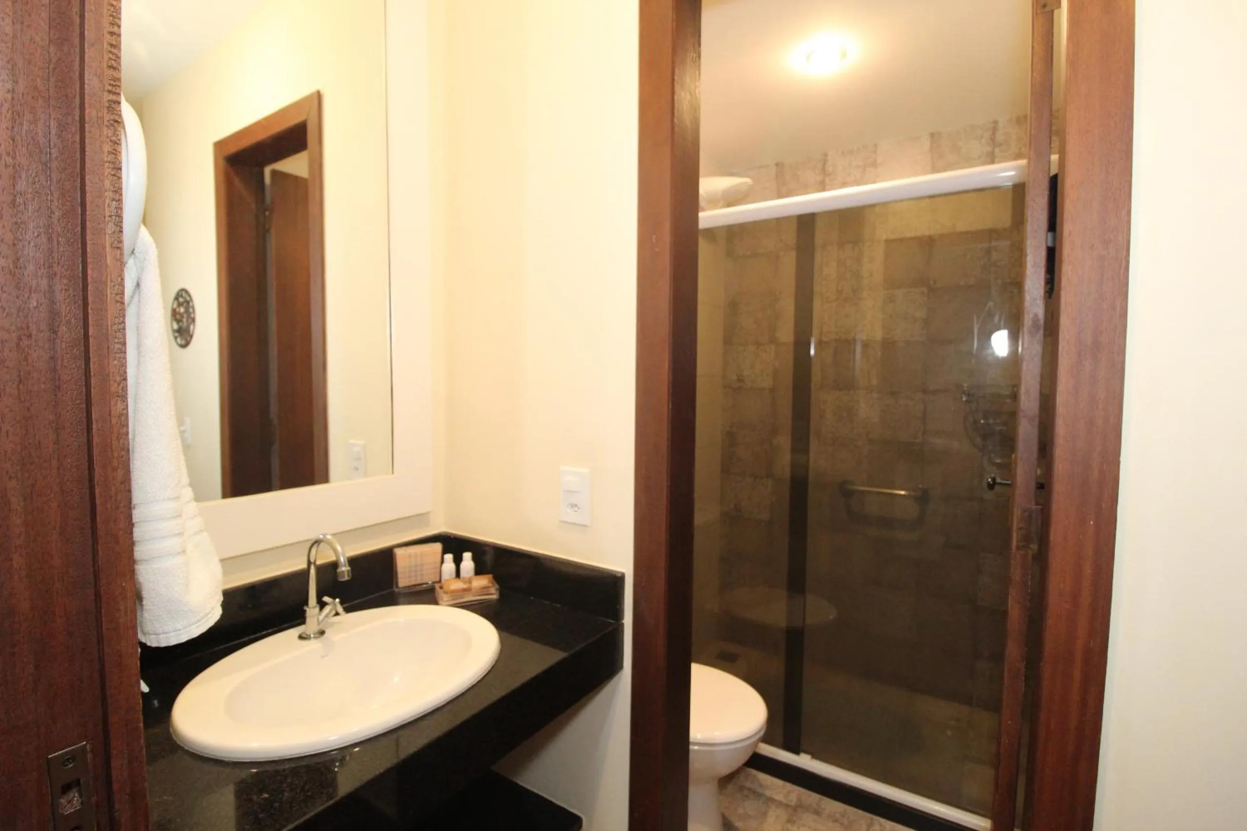 Bathroom in Apart Hotel Pet Friendly em Búzios