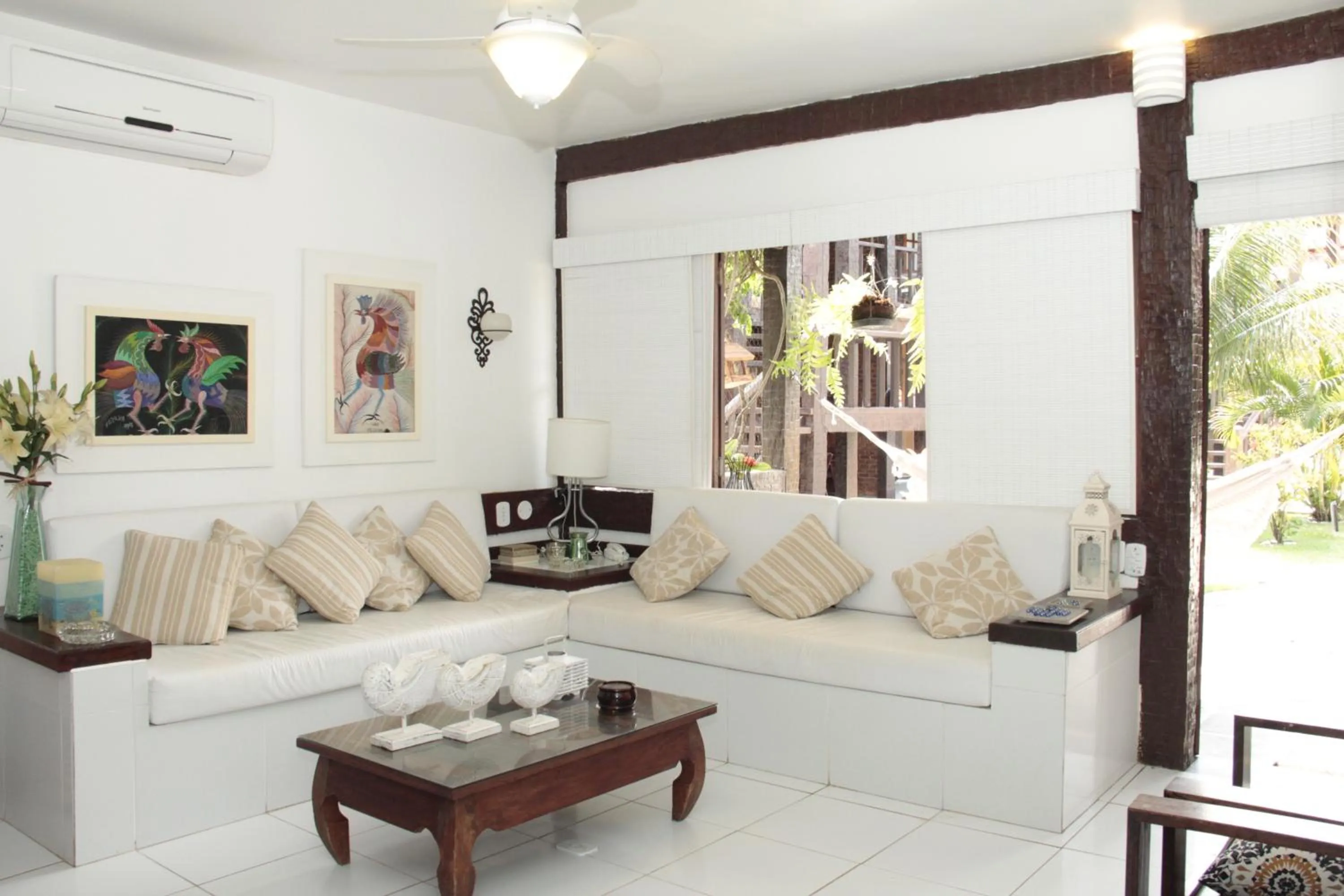 Communal lounge/ TV room in Apart Hotel Pet Friendly em Búzios