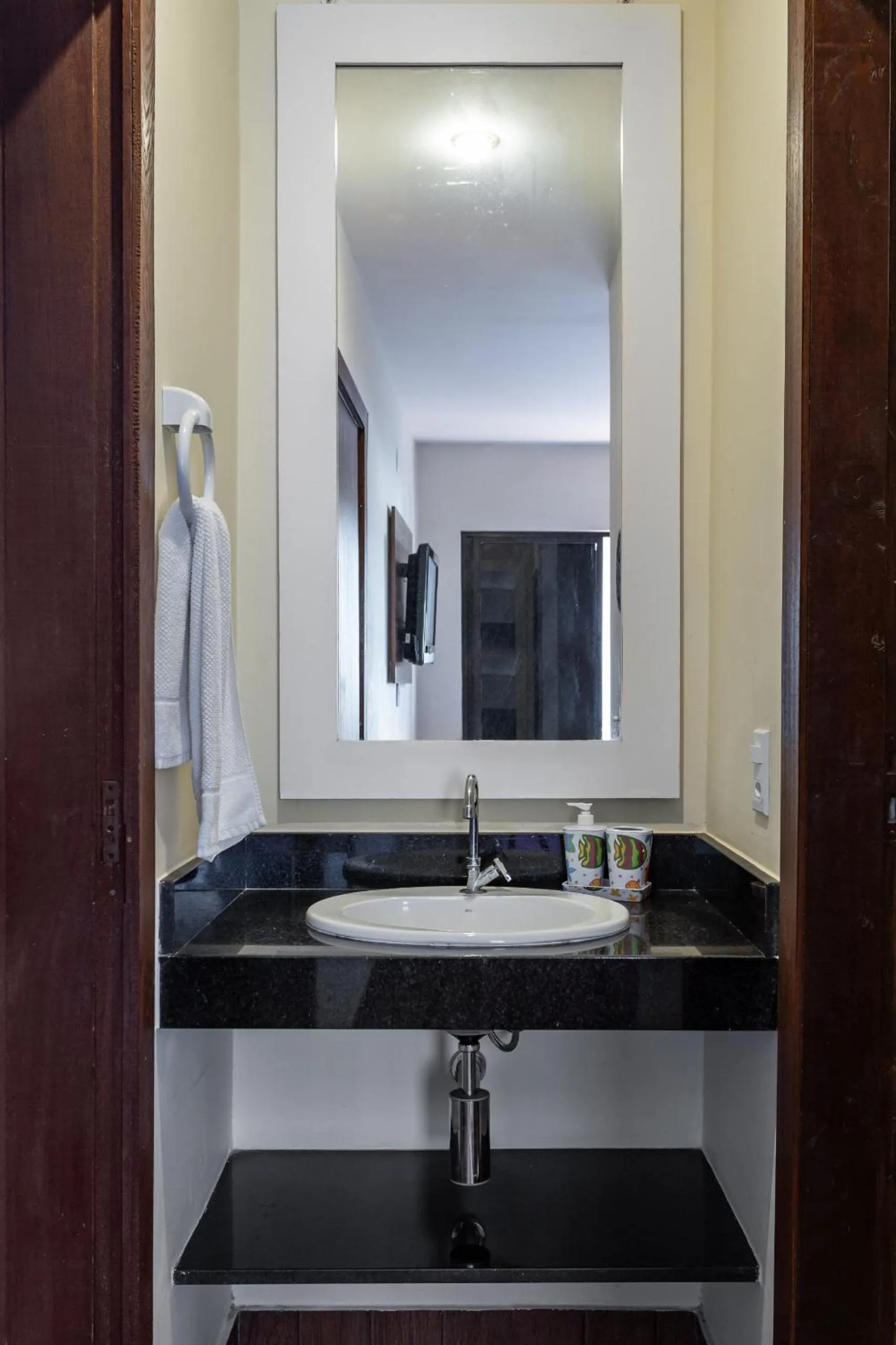 Bathroom in Apart Hotel Pet Friendly em Búzios