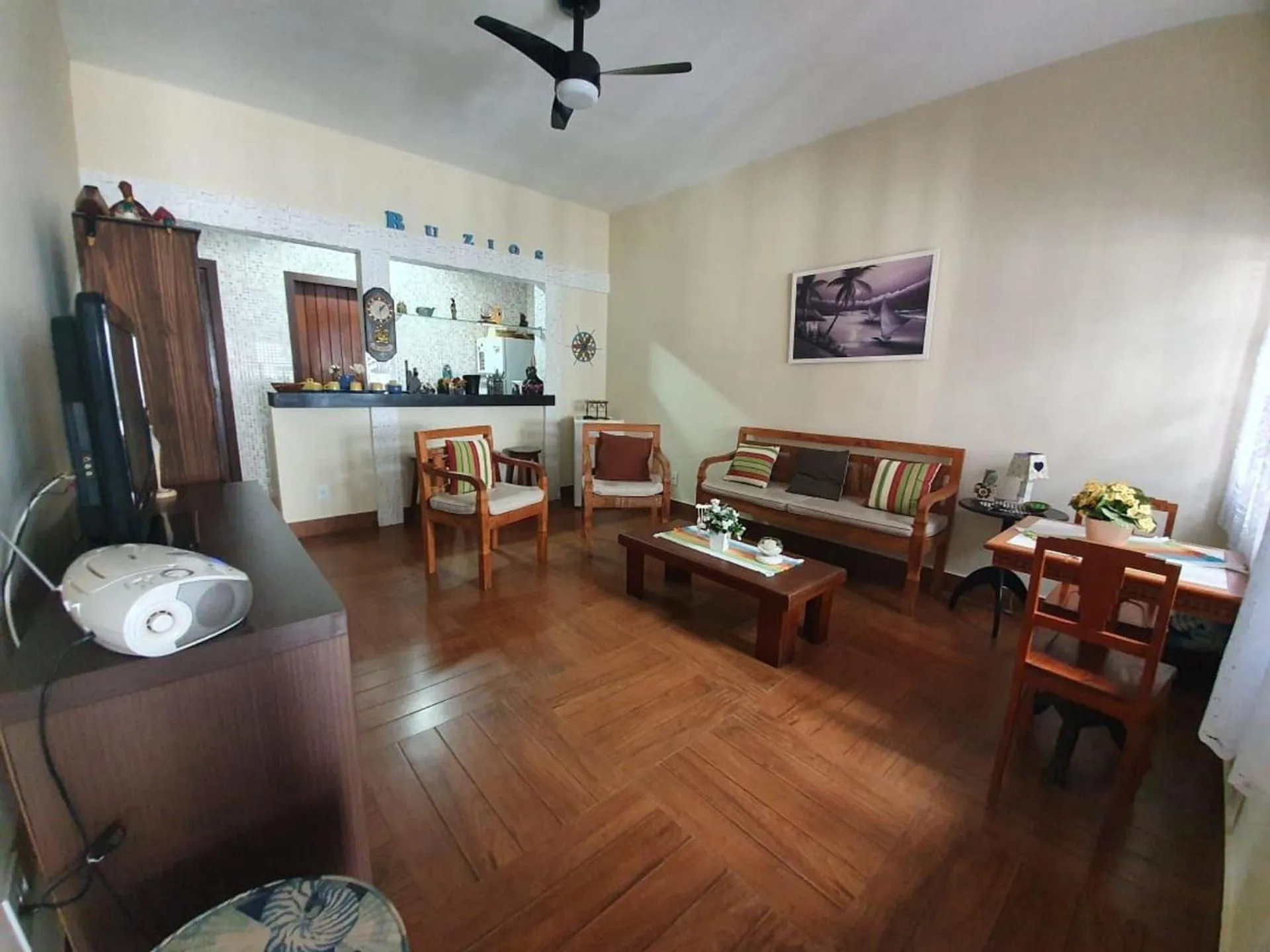 Living room in Apart Hotel Pet Friendly em Búzios