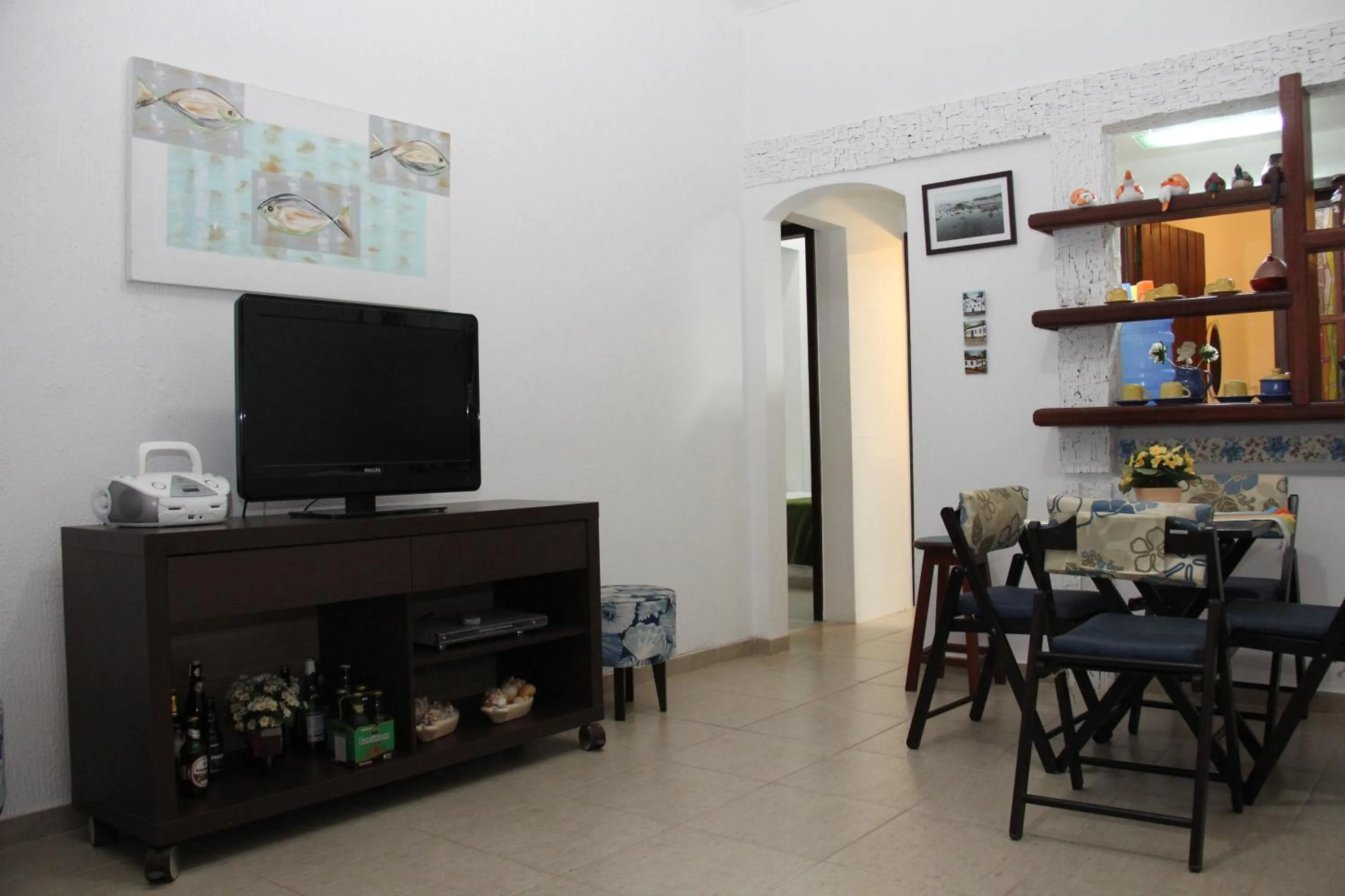 Communal lounge/ TV room in Apart Hotel Pet Friendly em Búzios