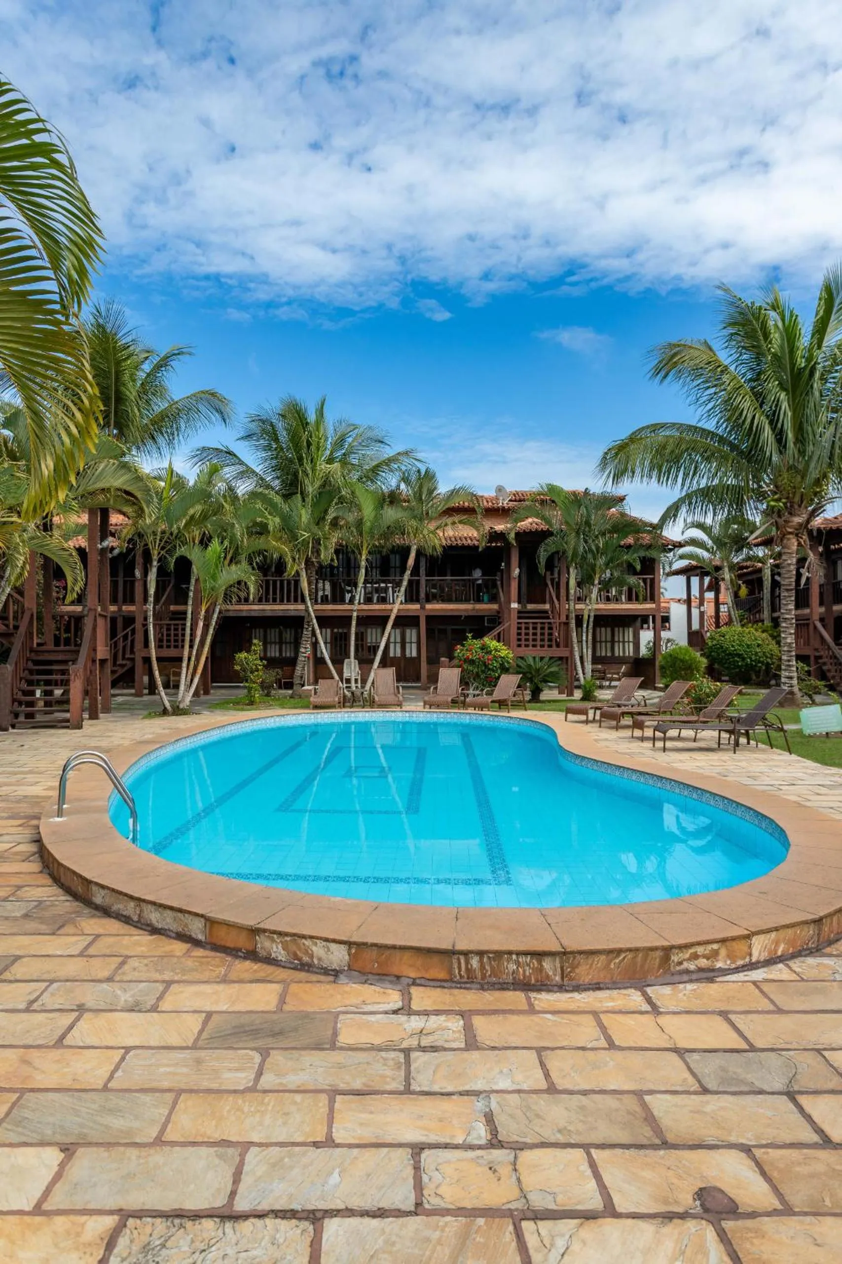 Swimming pool in Apart Hotel Pet Friendly em Búzios