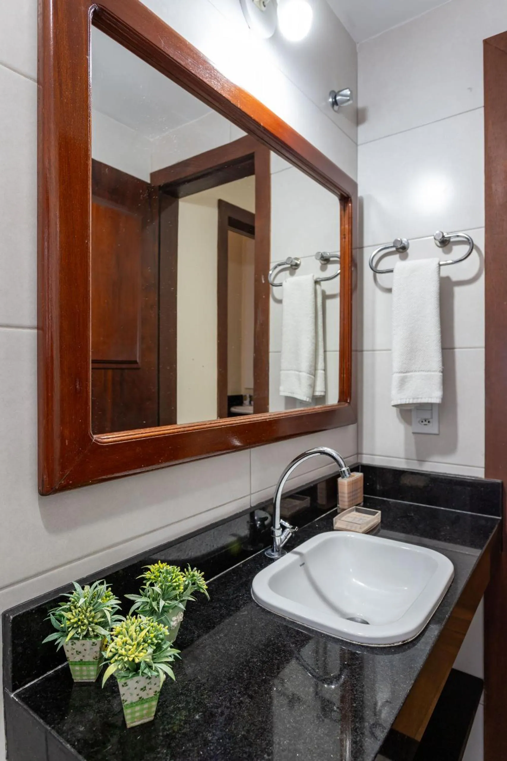 Bathroom in Apart Hotel Pet Friendly em Búzios