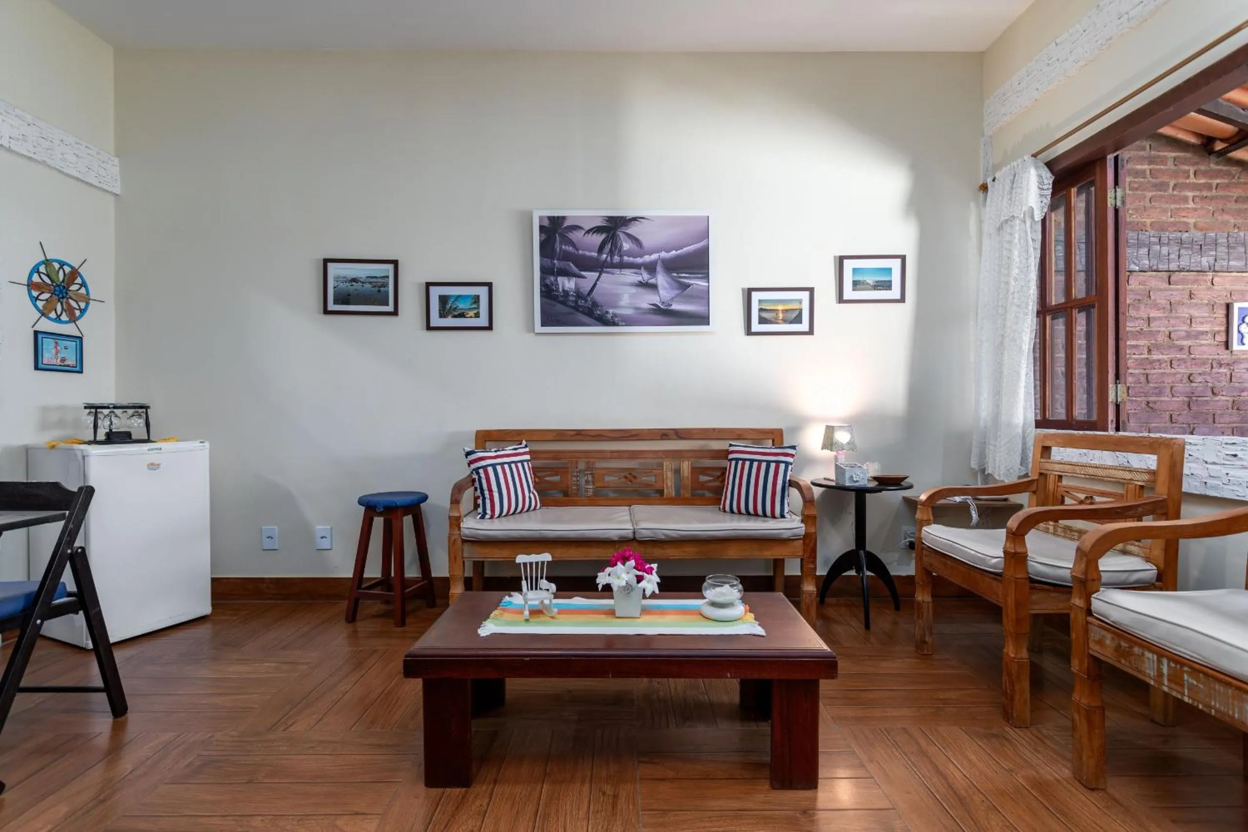 Communal lounge/ TV room in Apart Hotel Pet Friendly em Búzios