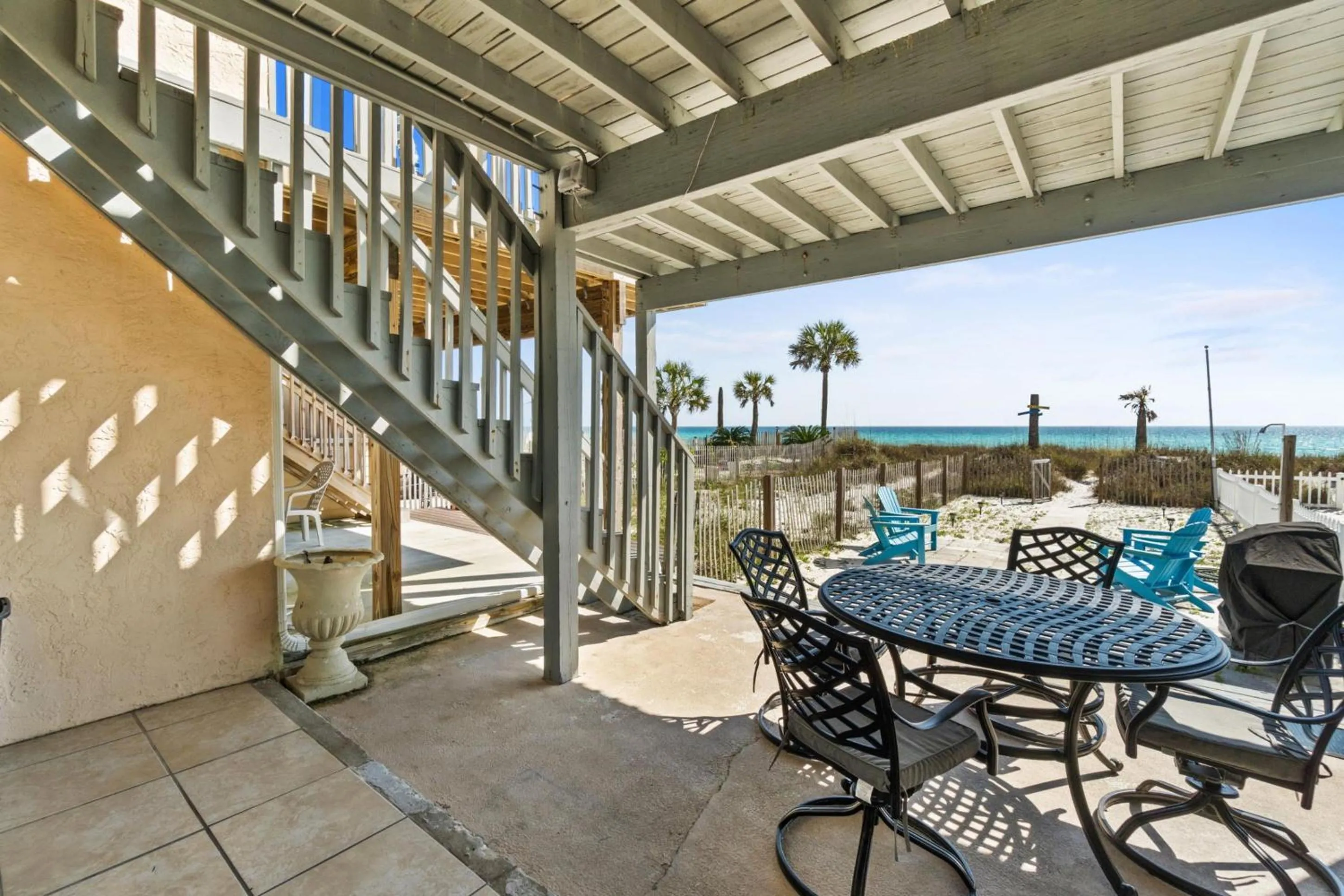 Patio in Beachside West Townhome