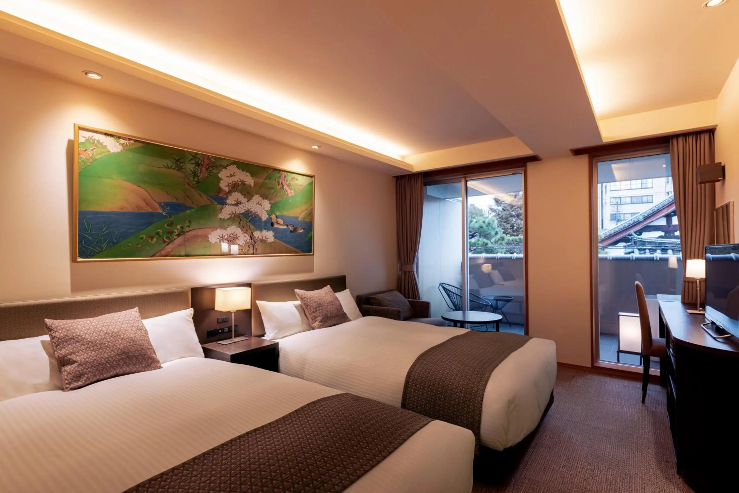 Photo of the whole room, Bed in Rinn Gion Hanatouro