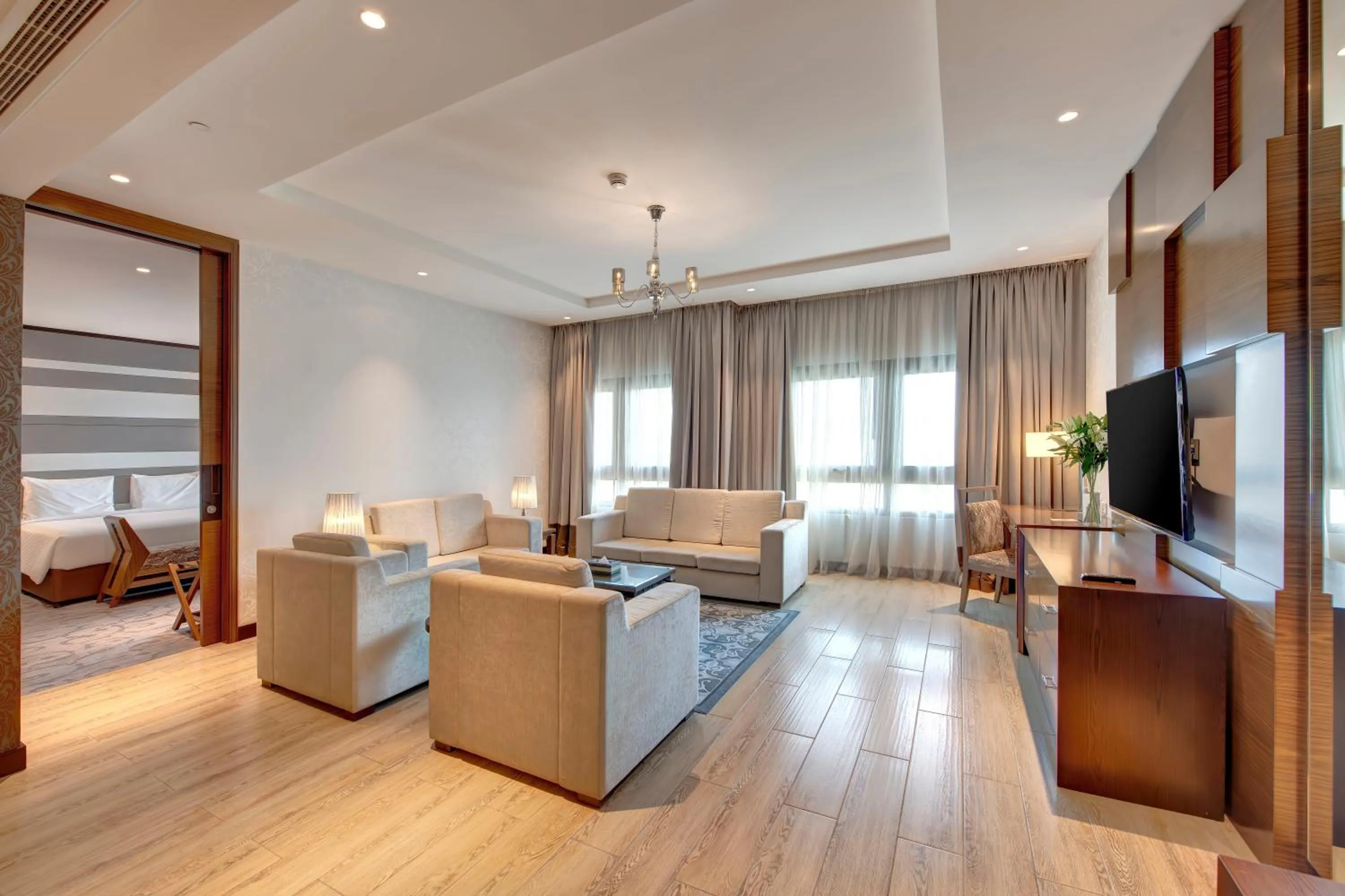 Living room in Metropolitan Hotel Dubai