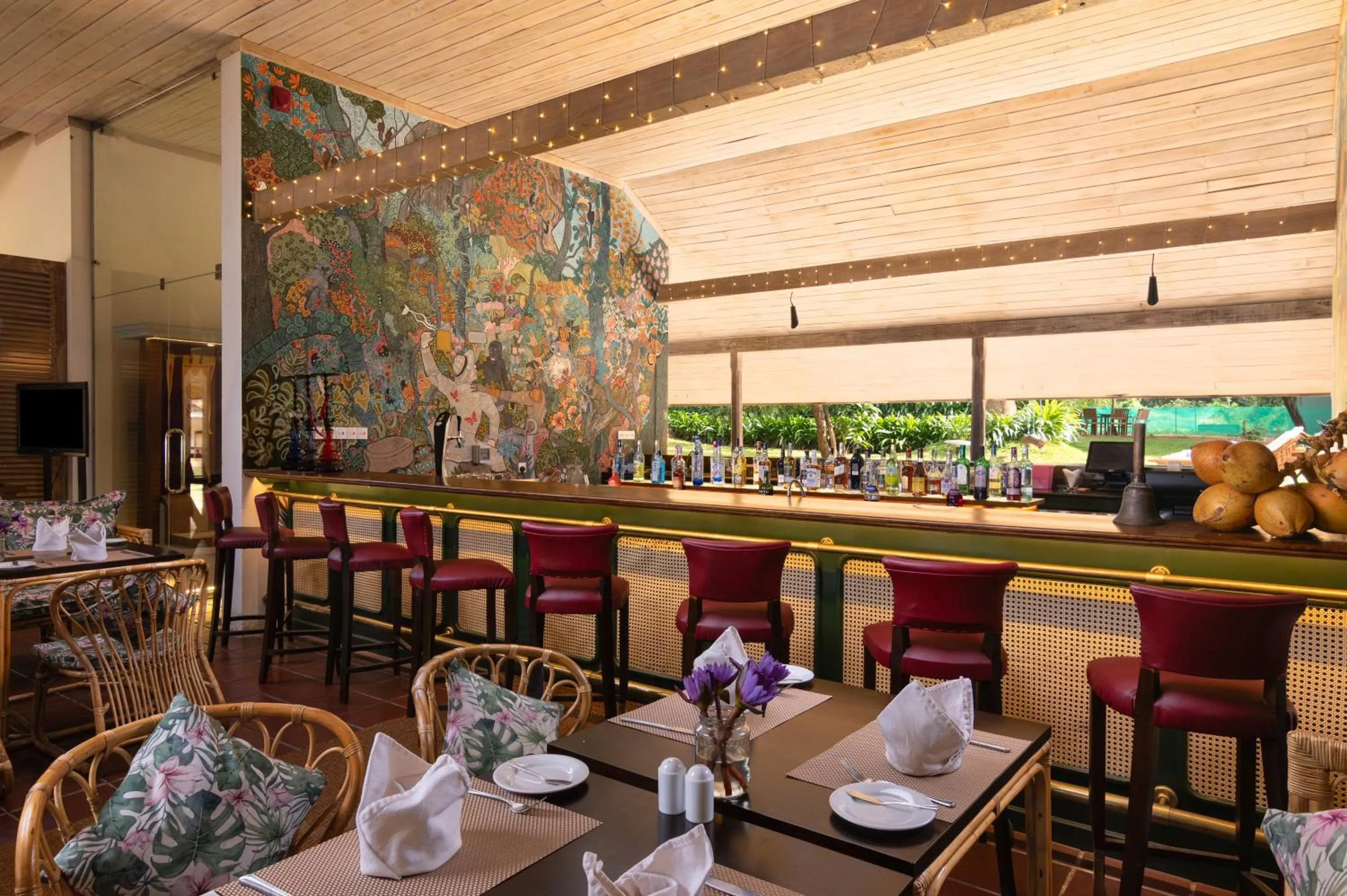 Lounge or bar in EKHO Sigiriya - 700 meters to Sigiriya Rock