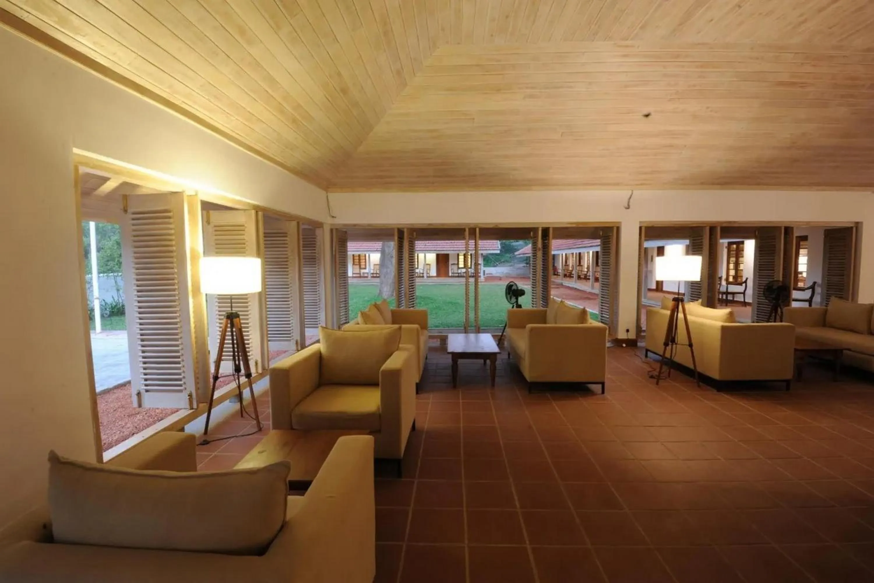 Seating area in EKHO Sigiriya - 700 meters to Sigiriya Rock