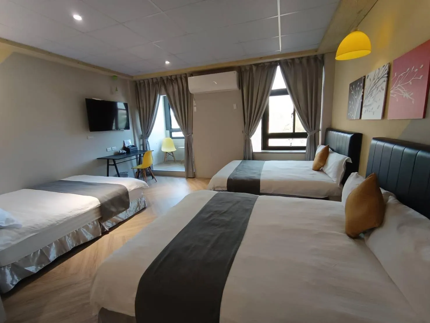 Bedroom, Bed in Light Shadow