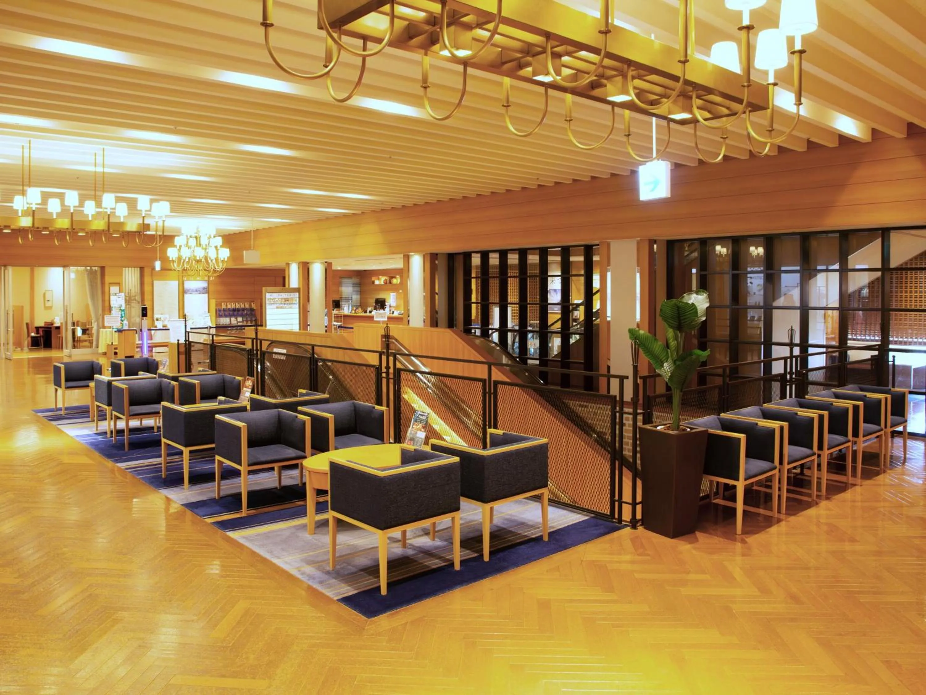Lobby or reception in Iwaki Washington Hotel