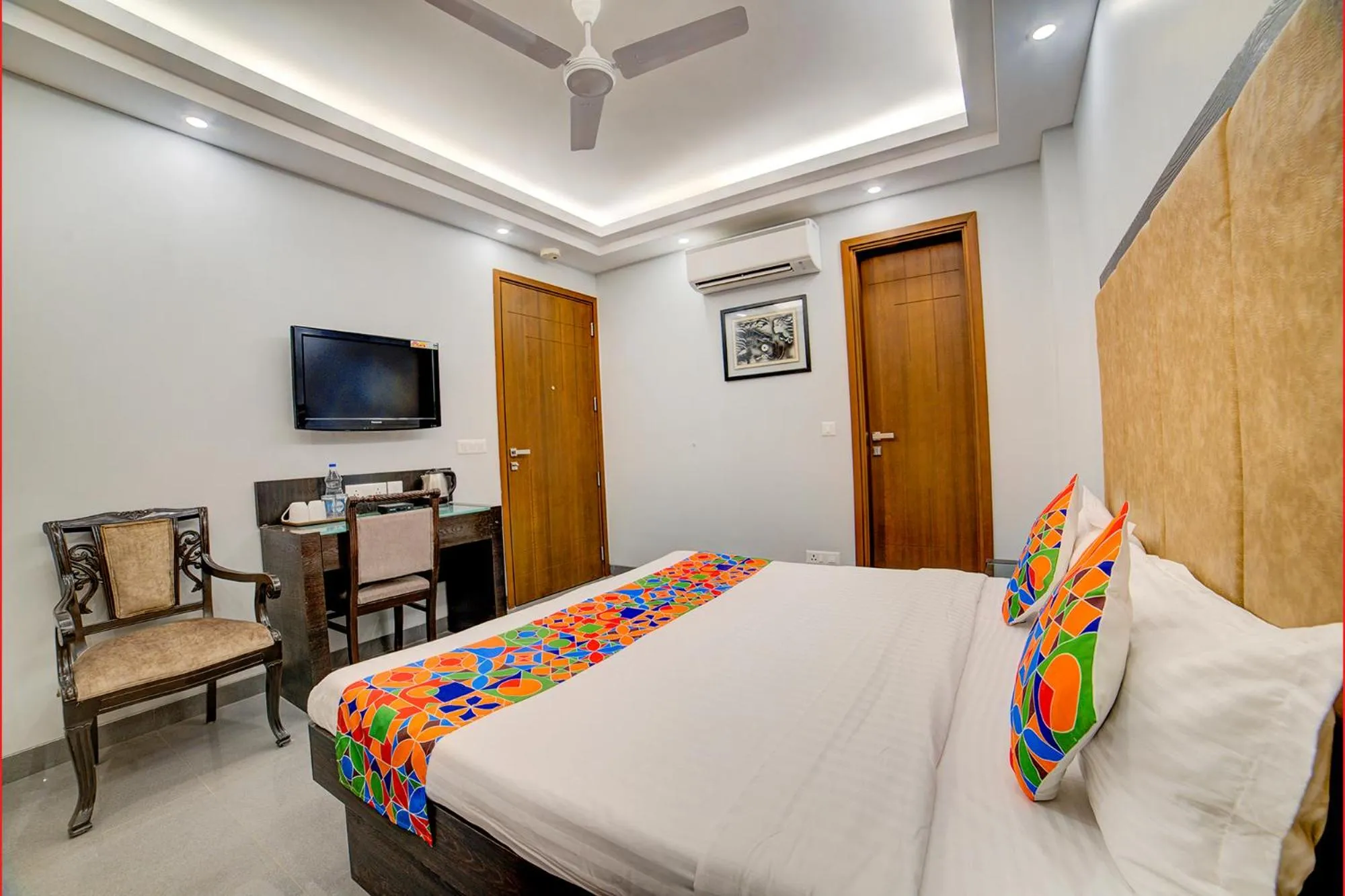 TV and multimedia, Bed in FabHotel Exotica Greenpark