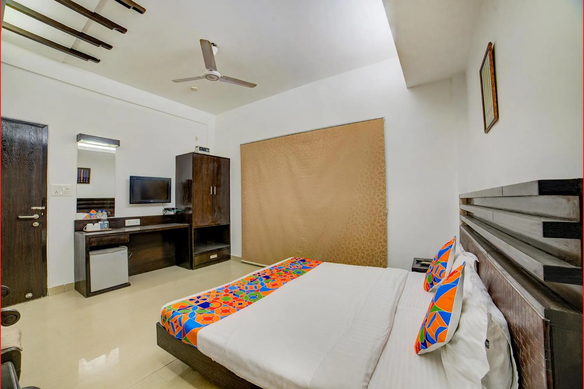 Bedroom, Bed in FabHotel Exotica Greenpark